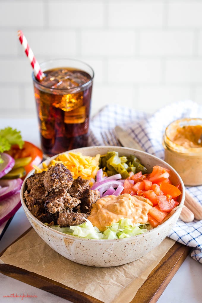 low carb burger bowls 4