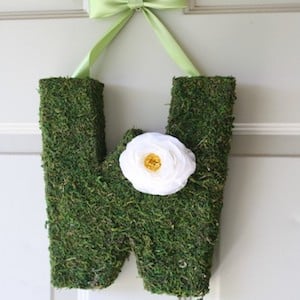 Moss Monogrammed Letter