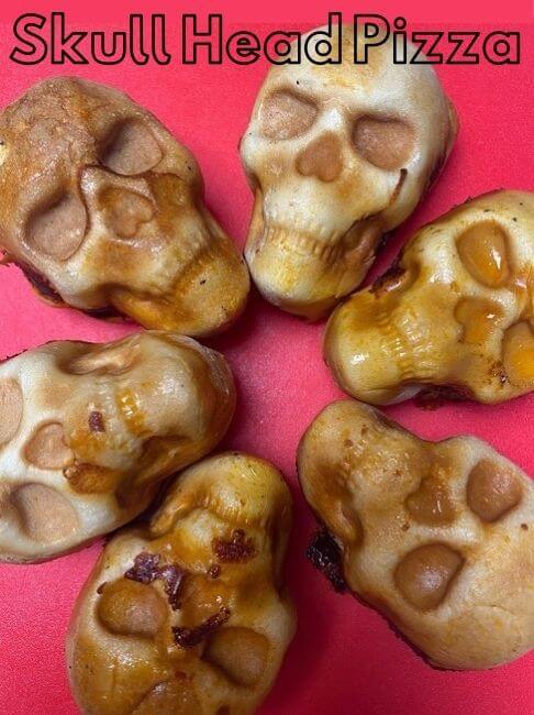 skull head pizza