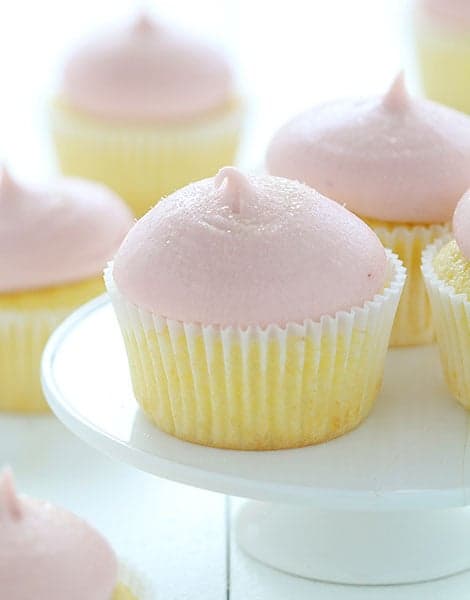 strawberry lemon cupcake