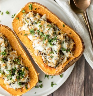 stuffed butternut squash with wild rice 1024x1536 1