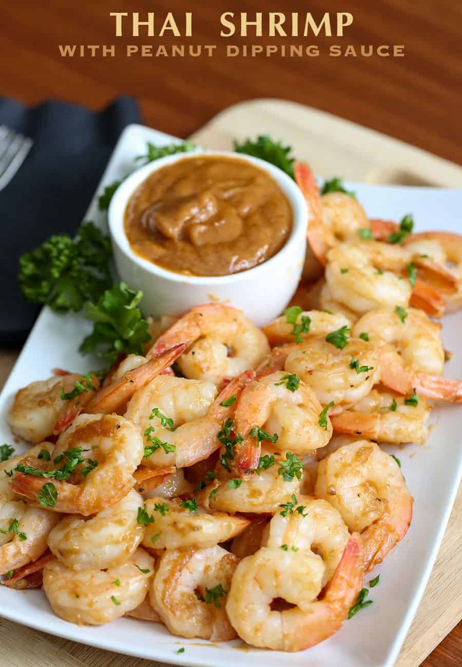 thai shrimp peanut dipping sauce