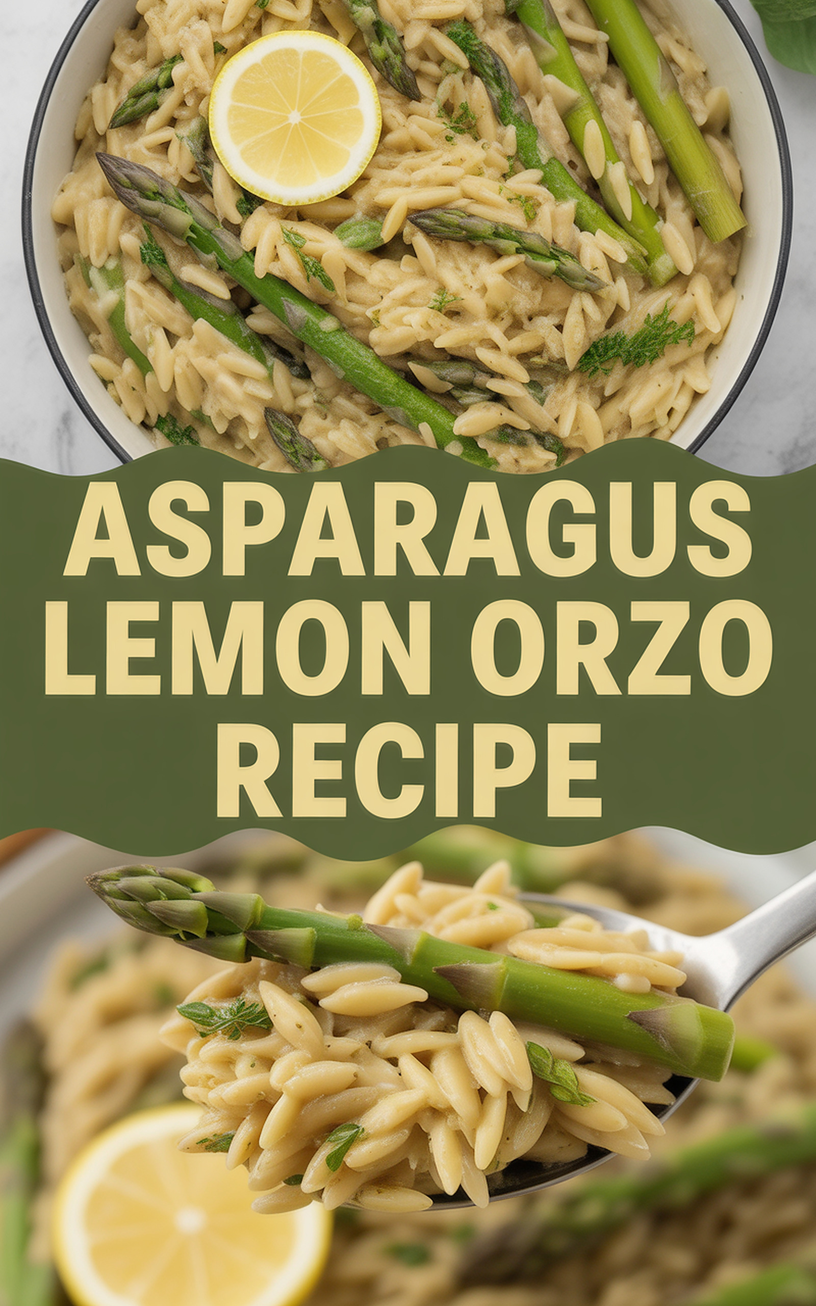 Asparagus Lemon Orzo Recipe recipe idea in stylish layout
