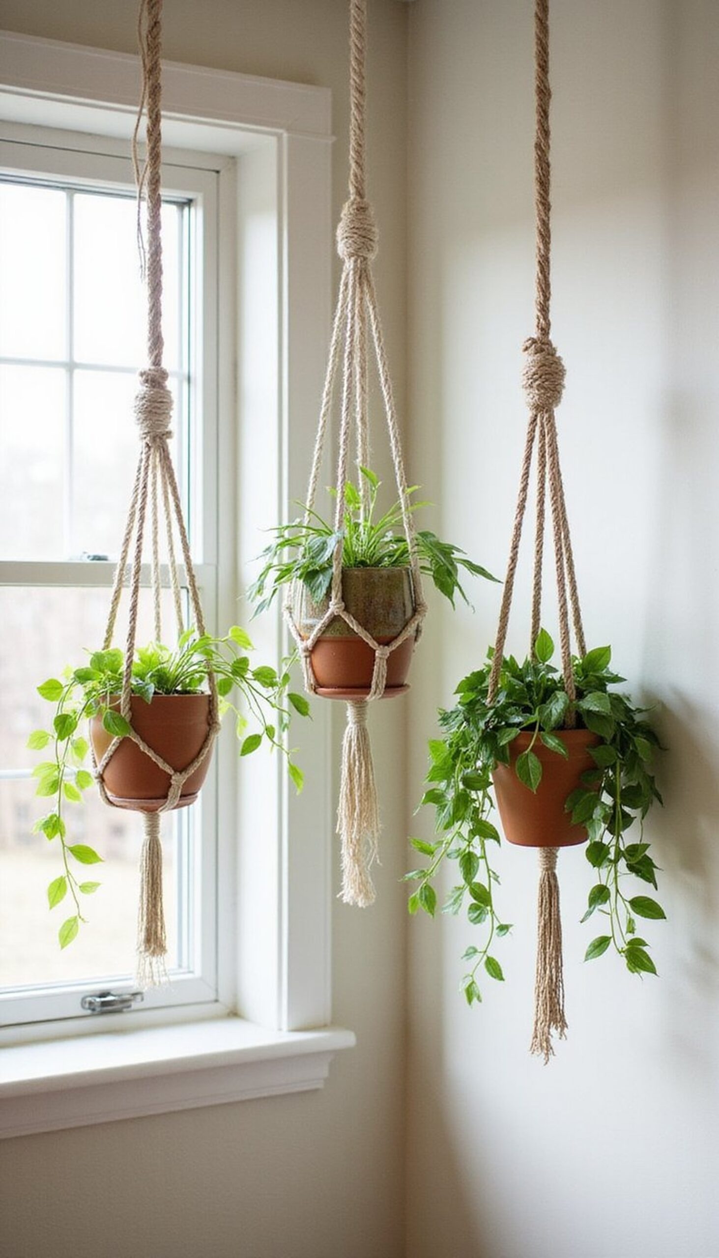 How to make macramé plant hangers?