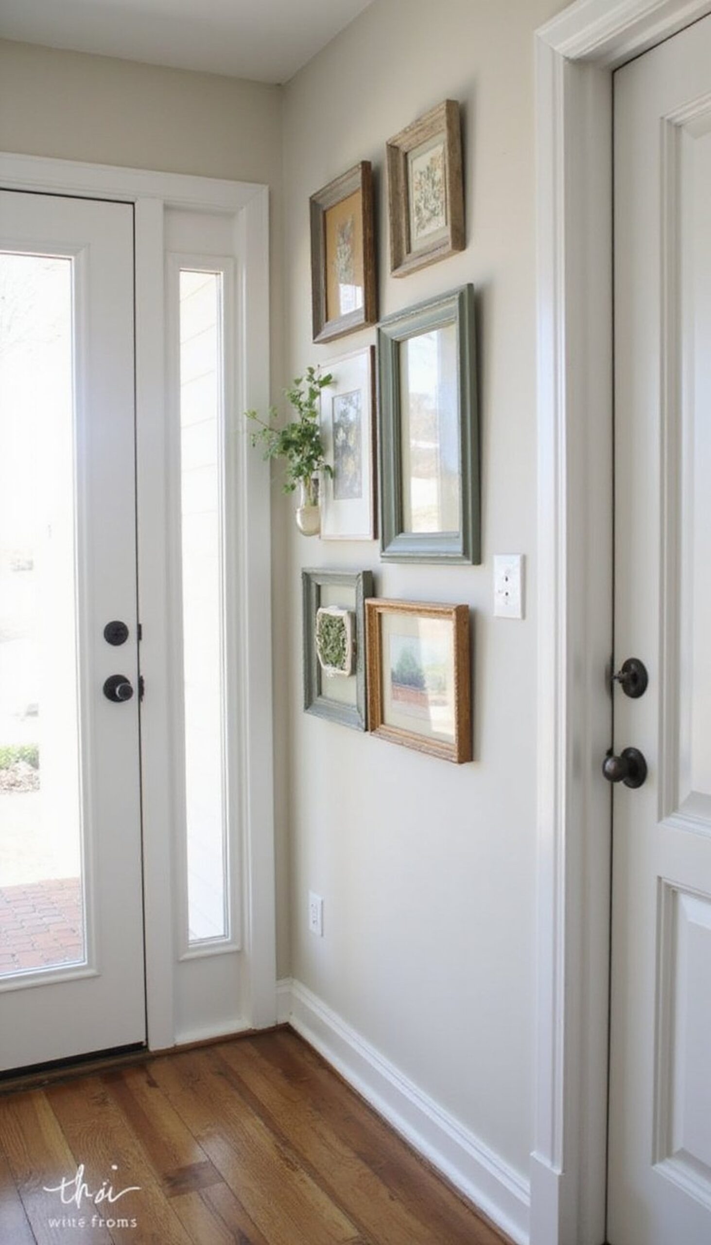 Upcycled frame gallery wall for any room