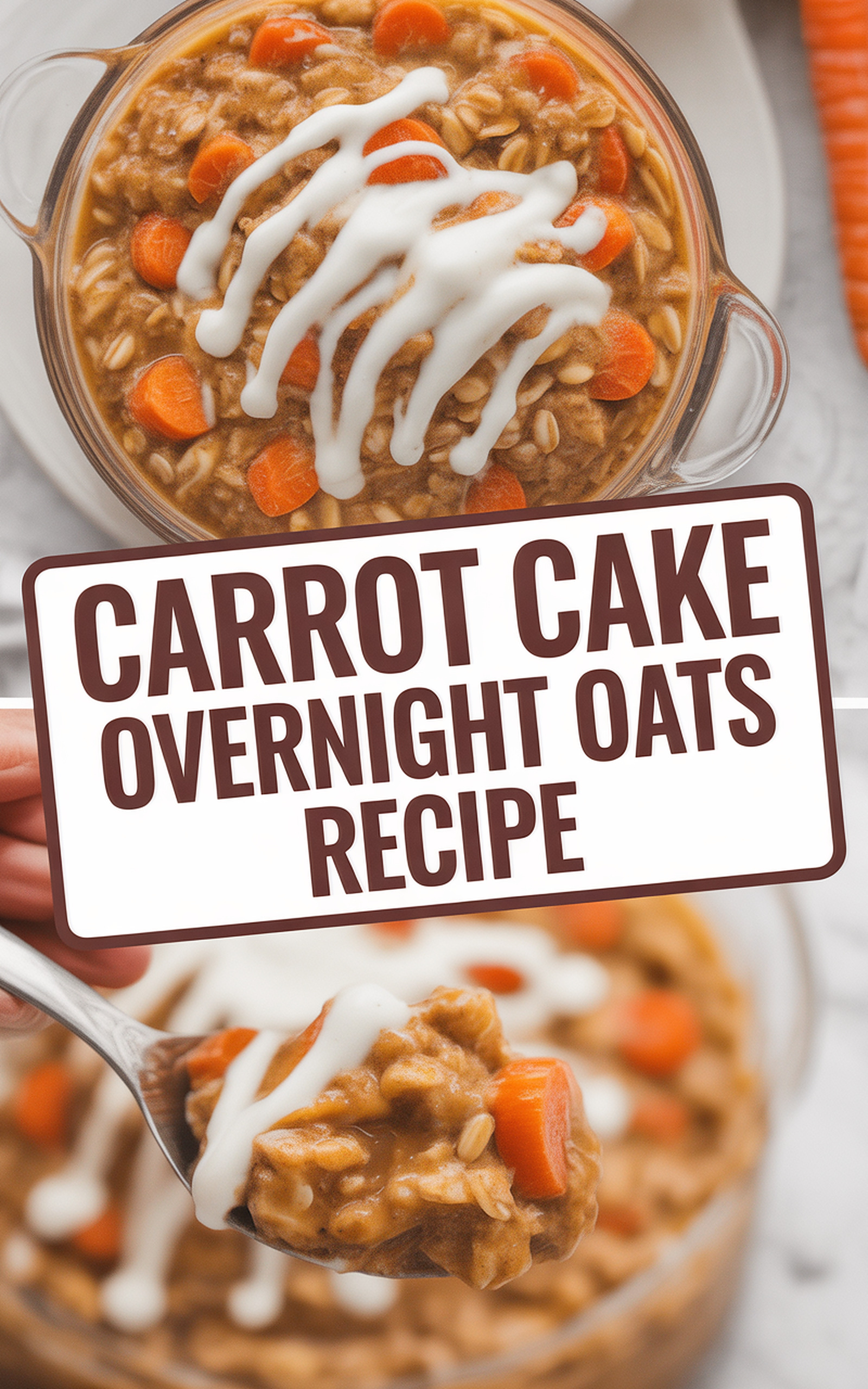 Carrot Cake Overnight Oats Recipe recipe idea in stylish layout
