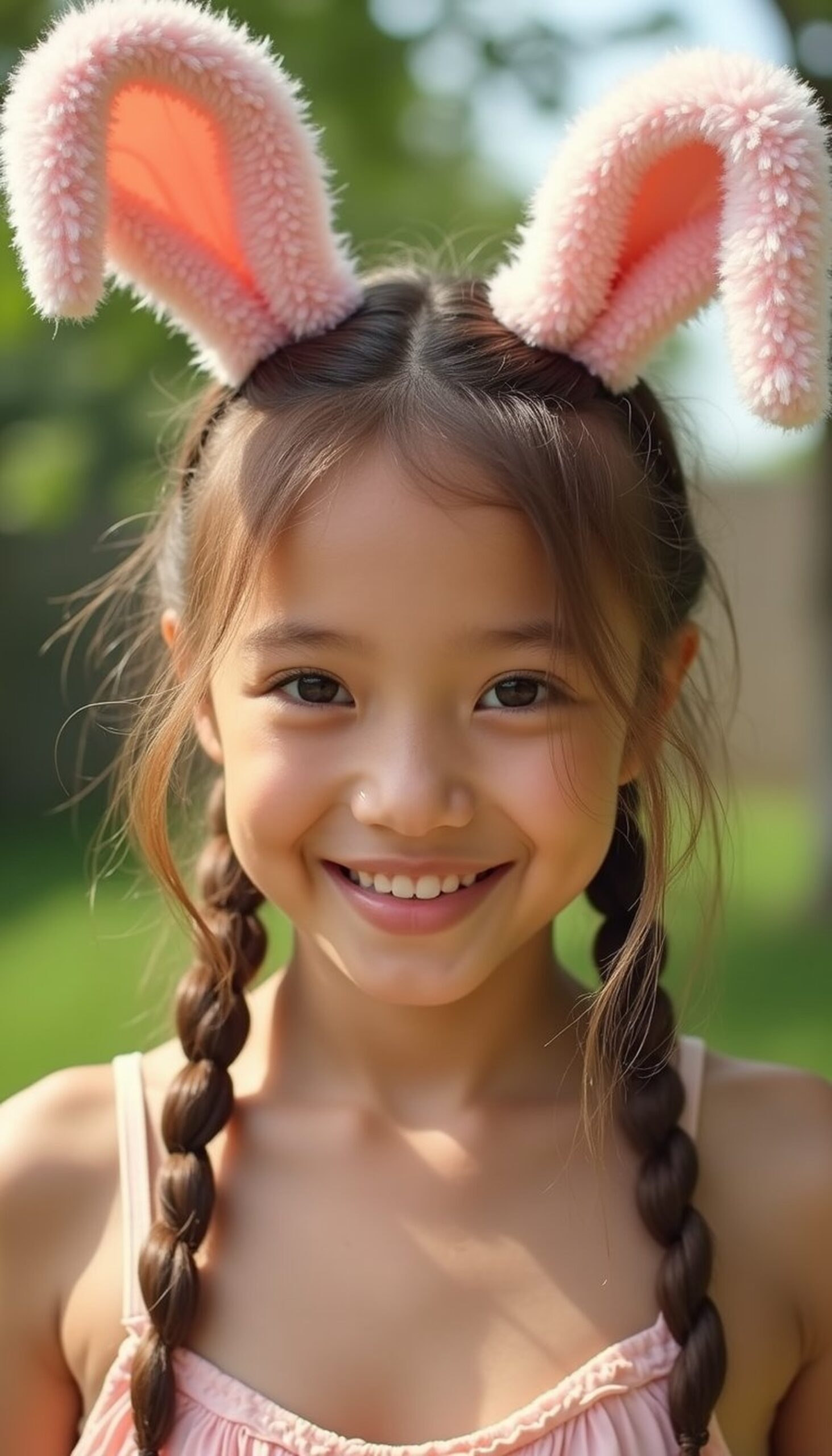 Bubble Braid Bunny Ears For Playful Days