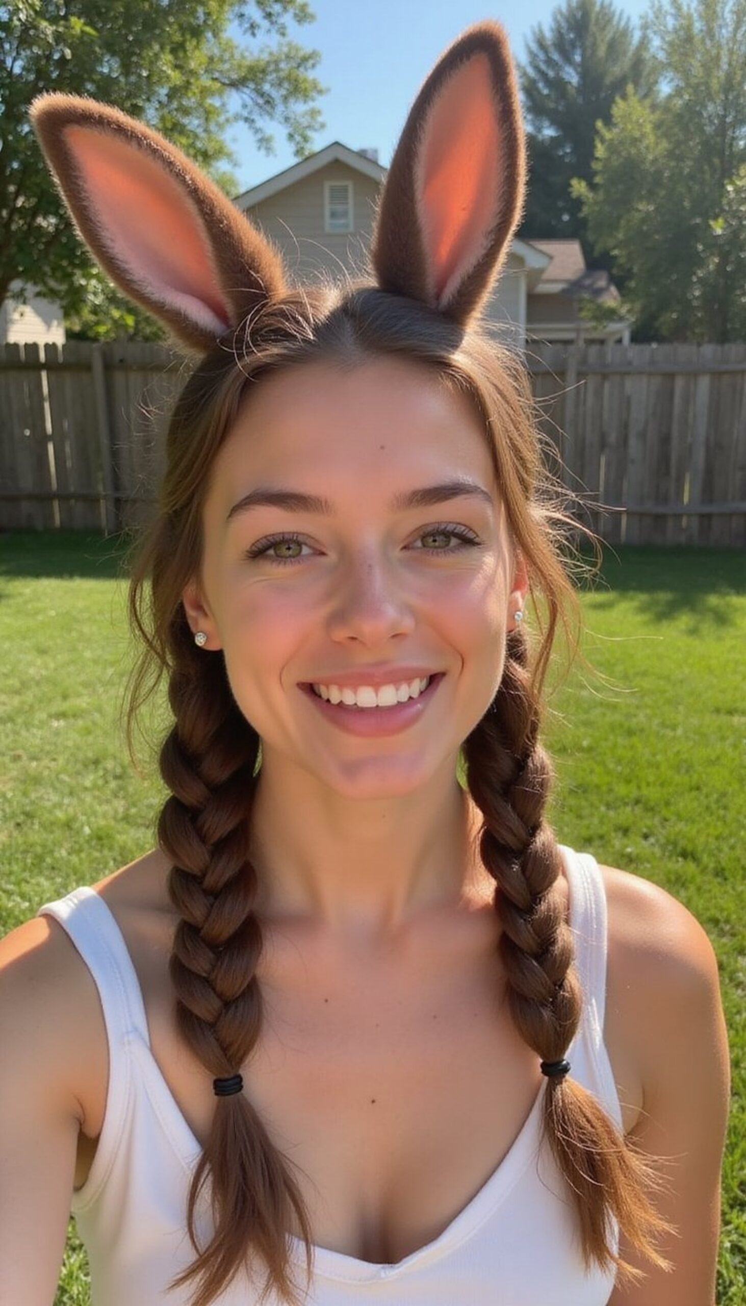 Double French Bunny Ears For Kids