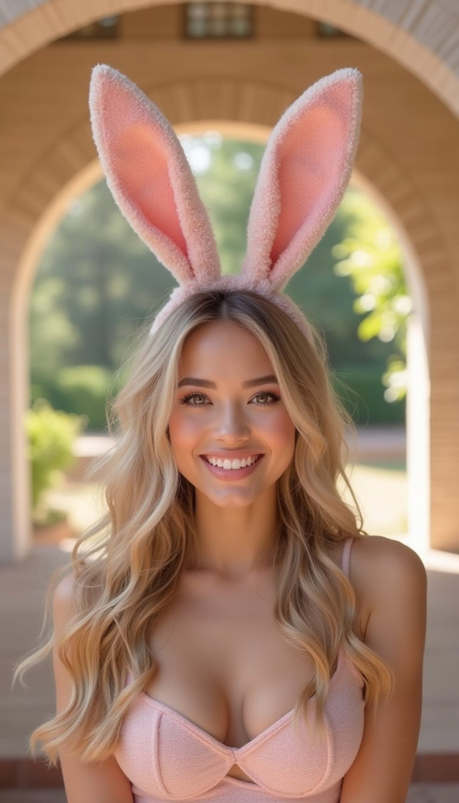Fishtail Bunny Ears For Long Hair