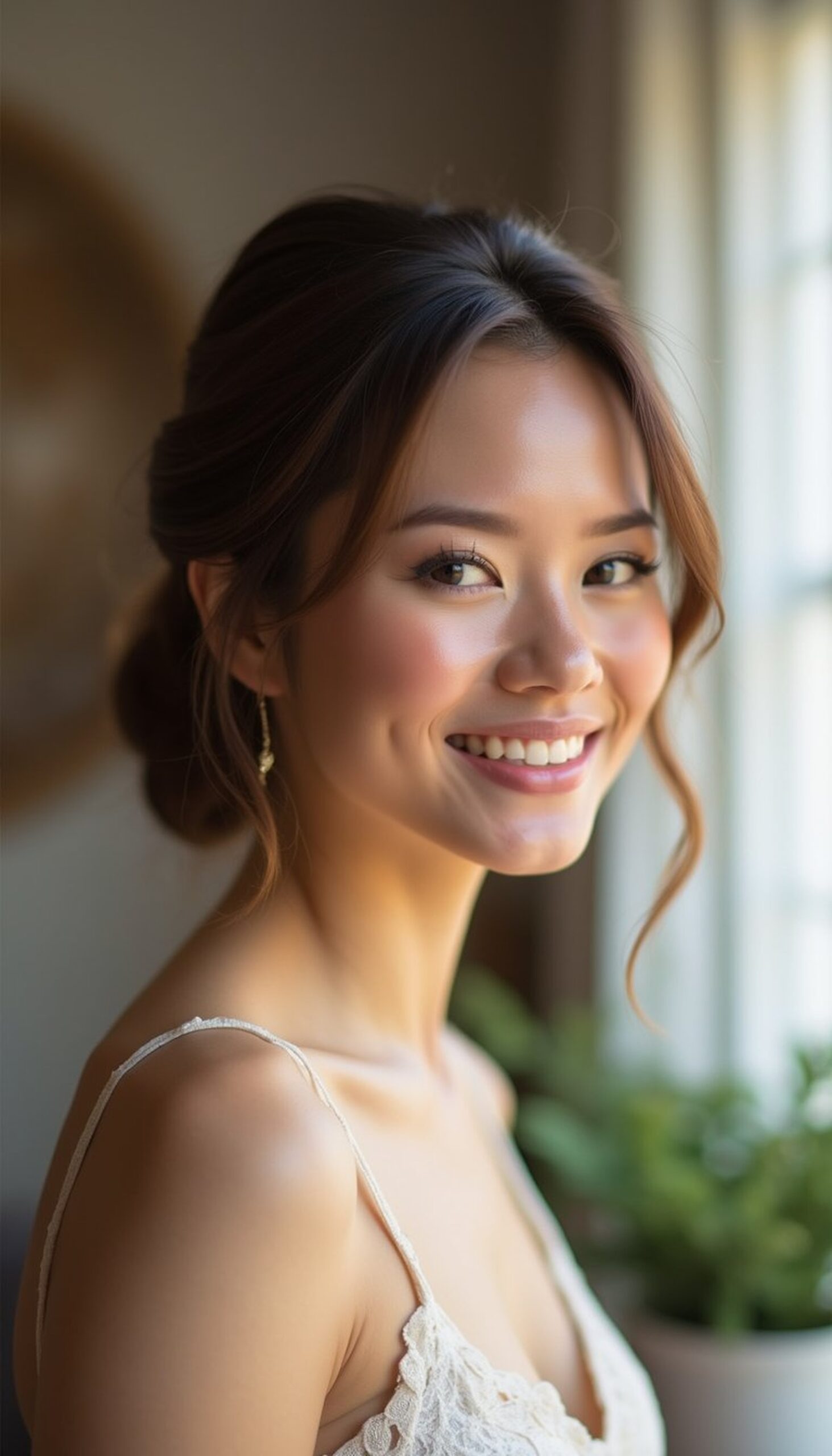 Classic Low Chignon With Soft Volume
