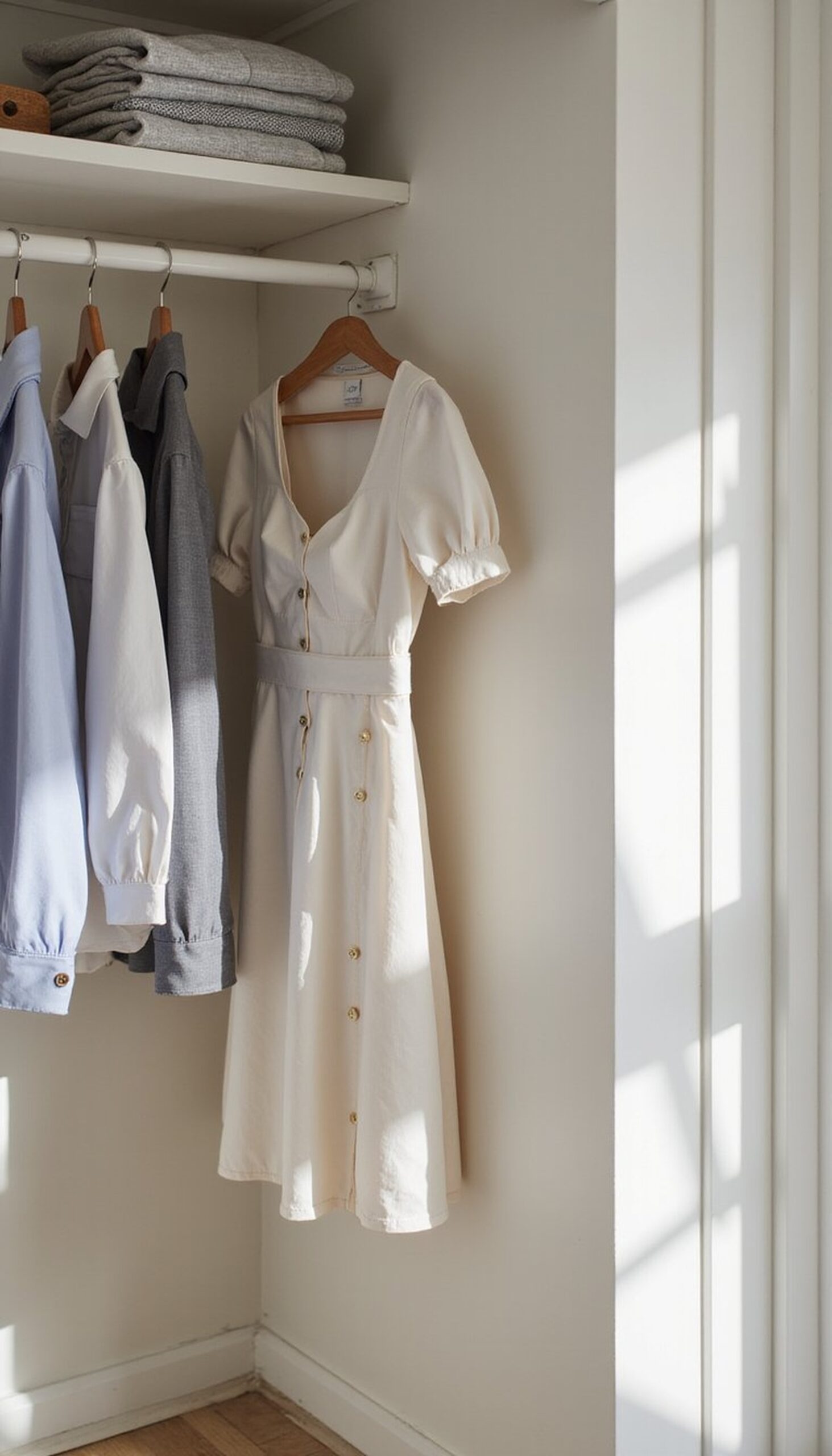 Button-Front Dress From a Long Shirt, No Fuss