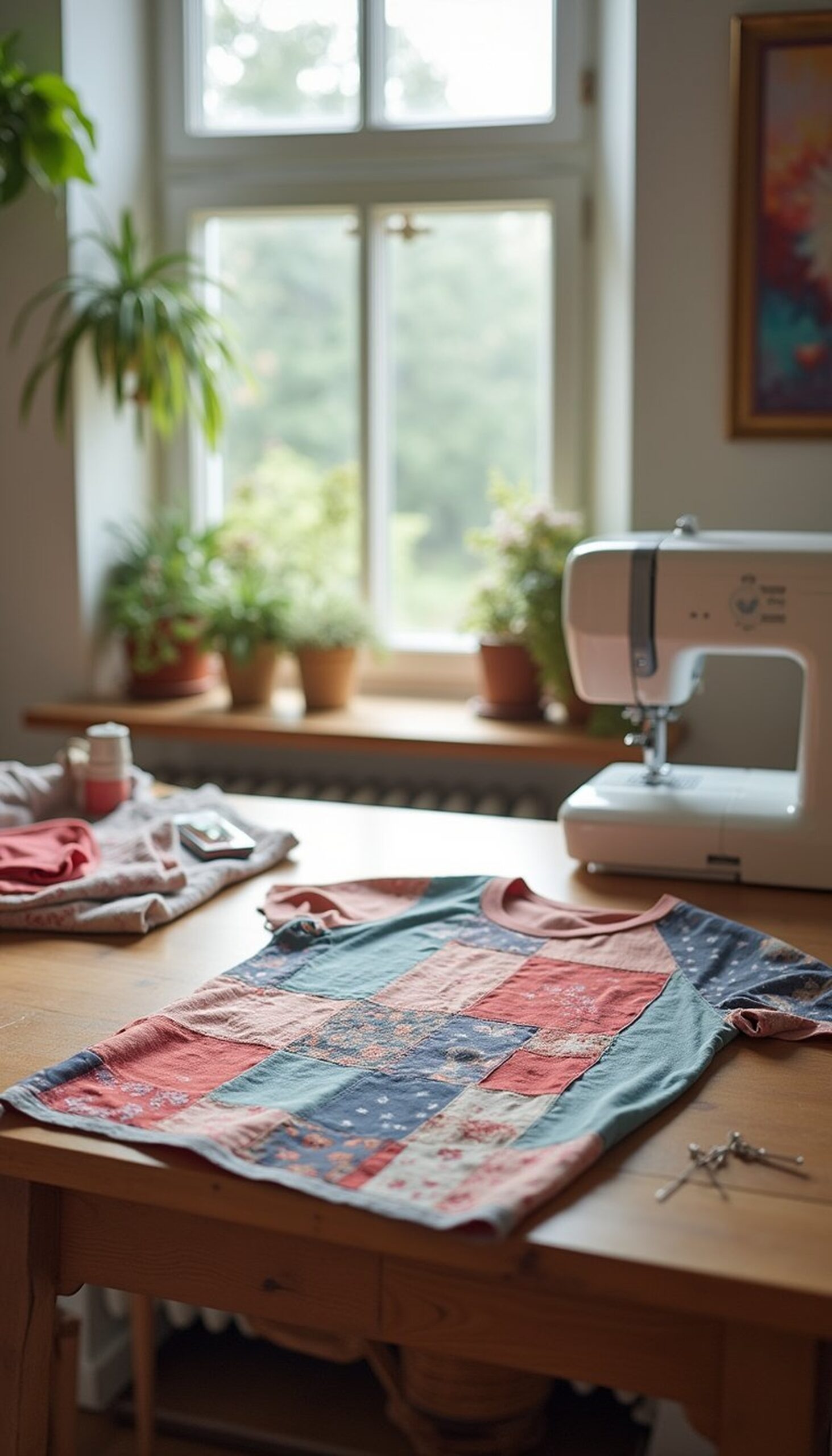 Patchwork Tee: Mix Vintage Fabrics into One Shirt