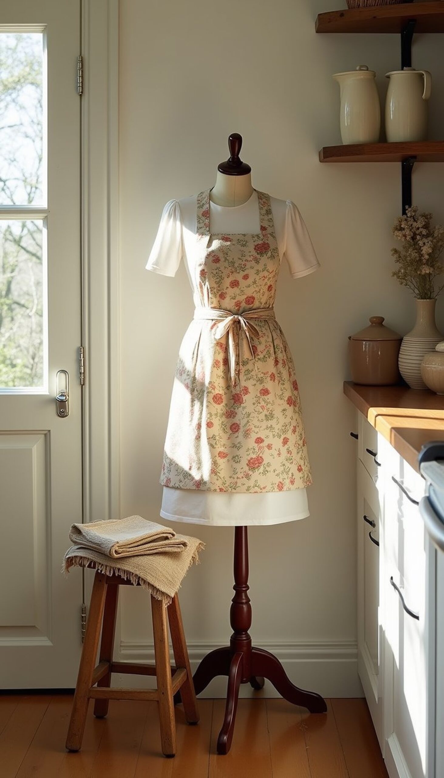 Tea Towel Apron Dress: Cute Kitchen-to-Street Wear