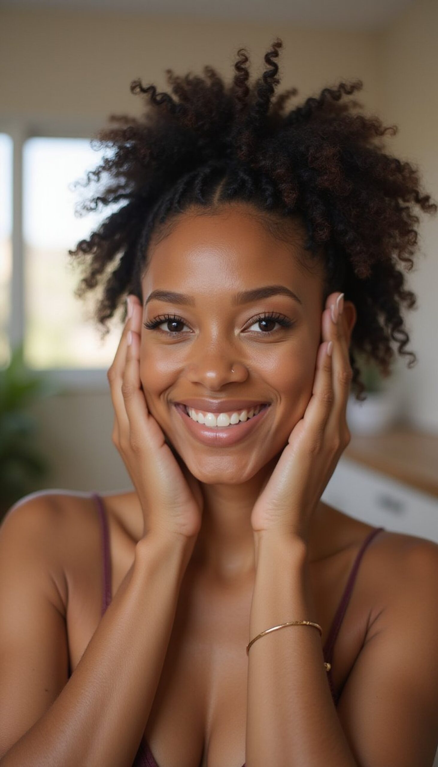 Bantu Knots For Defined Natural Curls And Volume