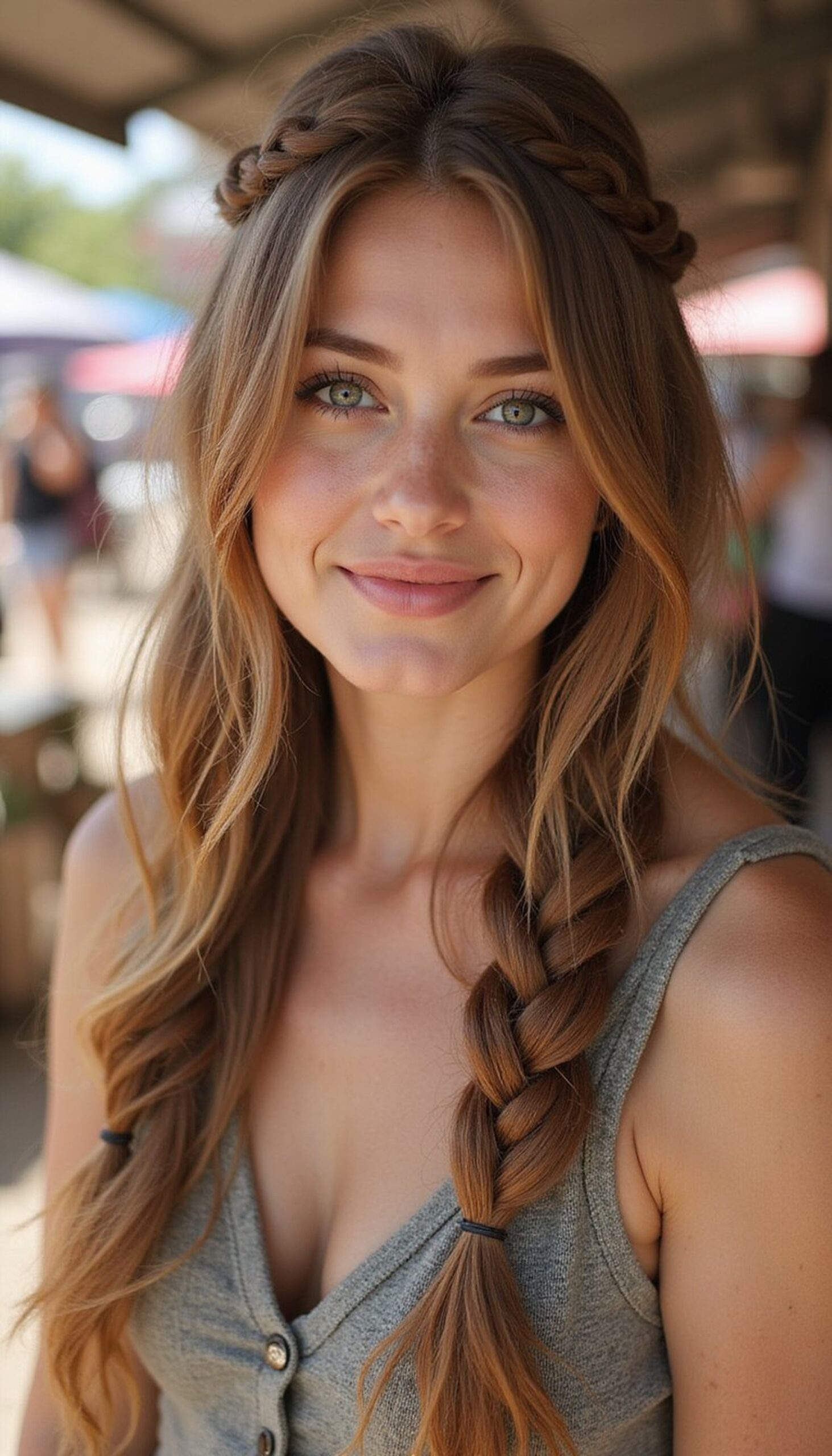 Milkmaid Braids For Effortless Boho Weekend Style