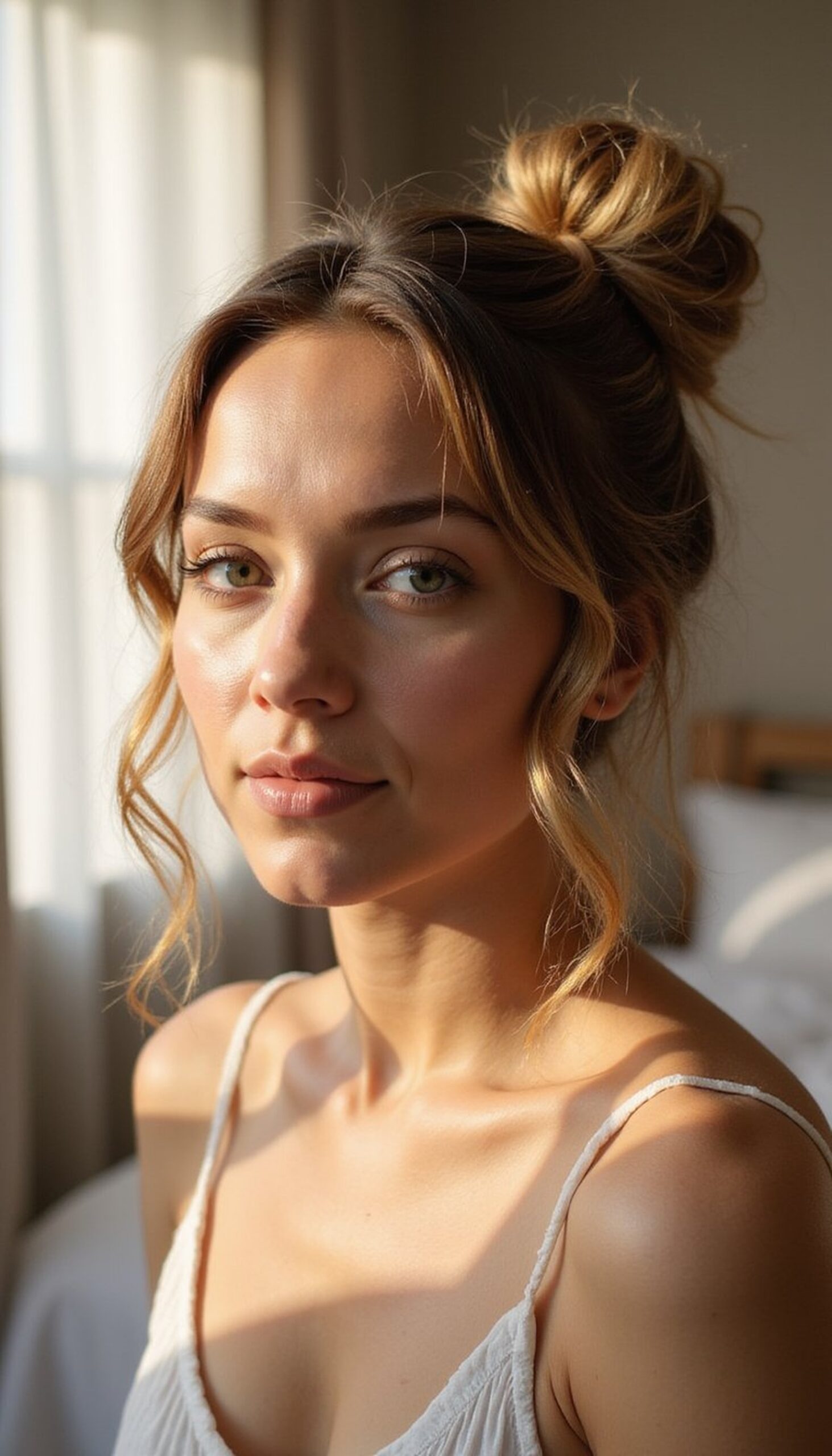 Overnight Twist Bun For Wake-Up Beachy Waves