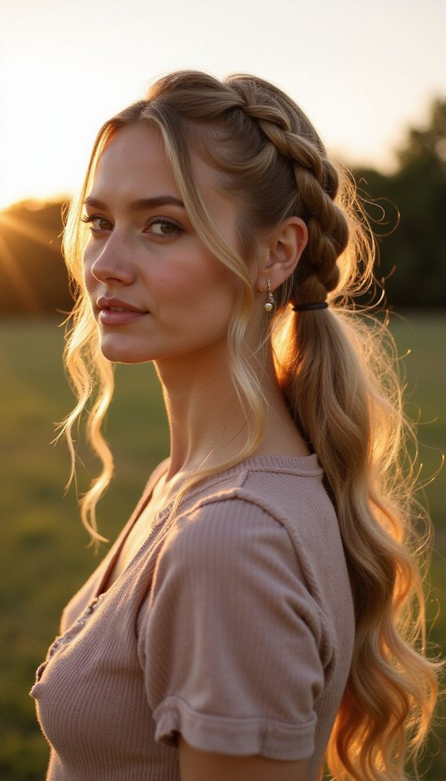 Rope Braid Ponytail For Casual Chic Days