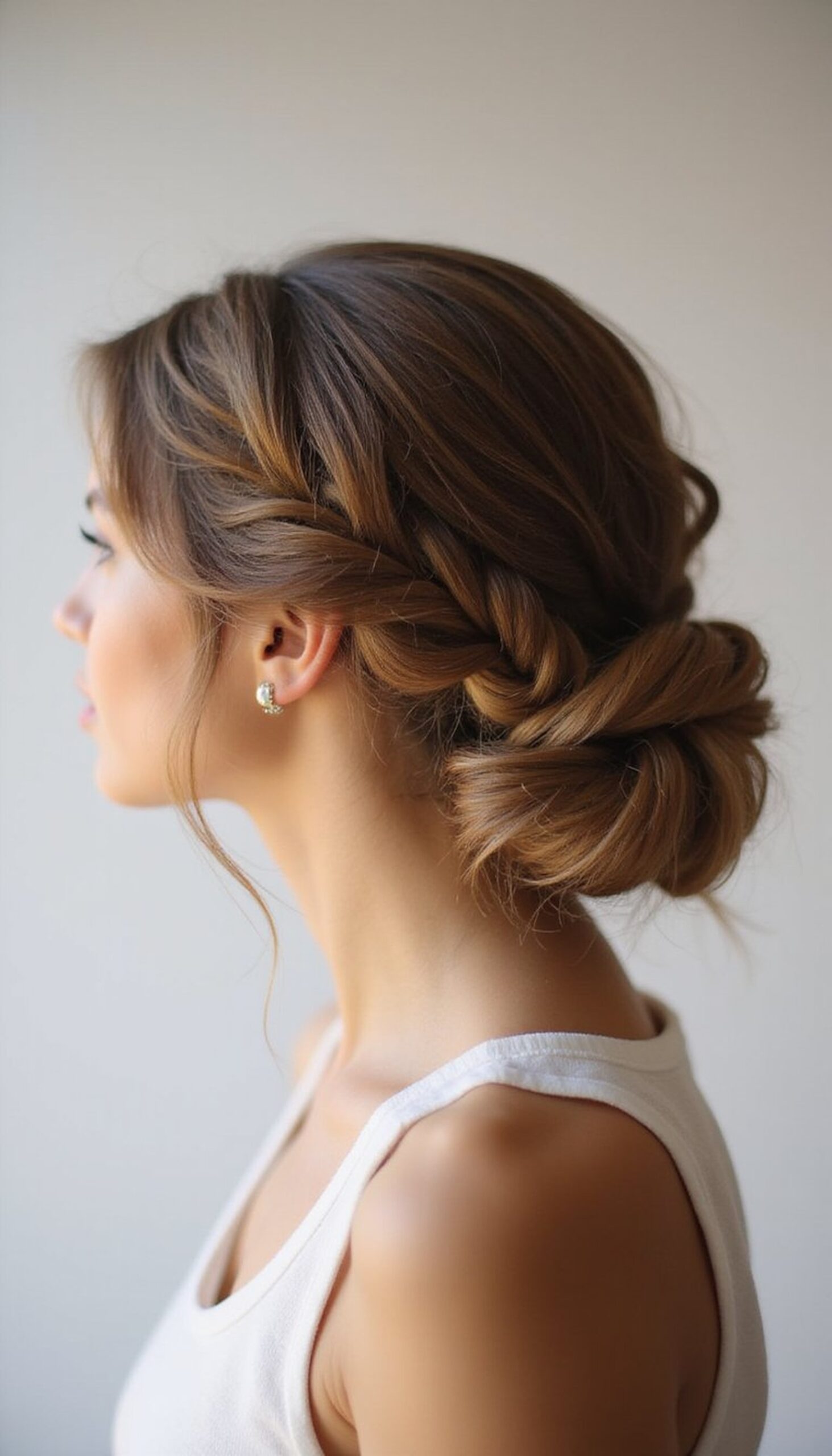 Twist-And-Pin Elegant Heatless Updo For Any Hair