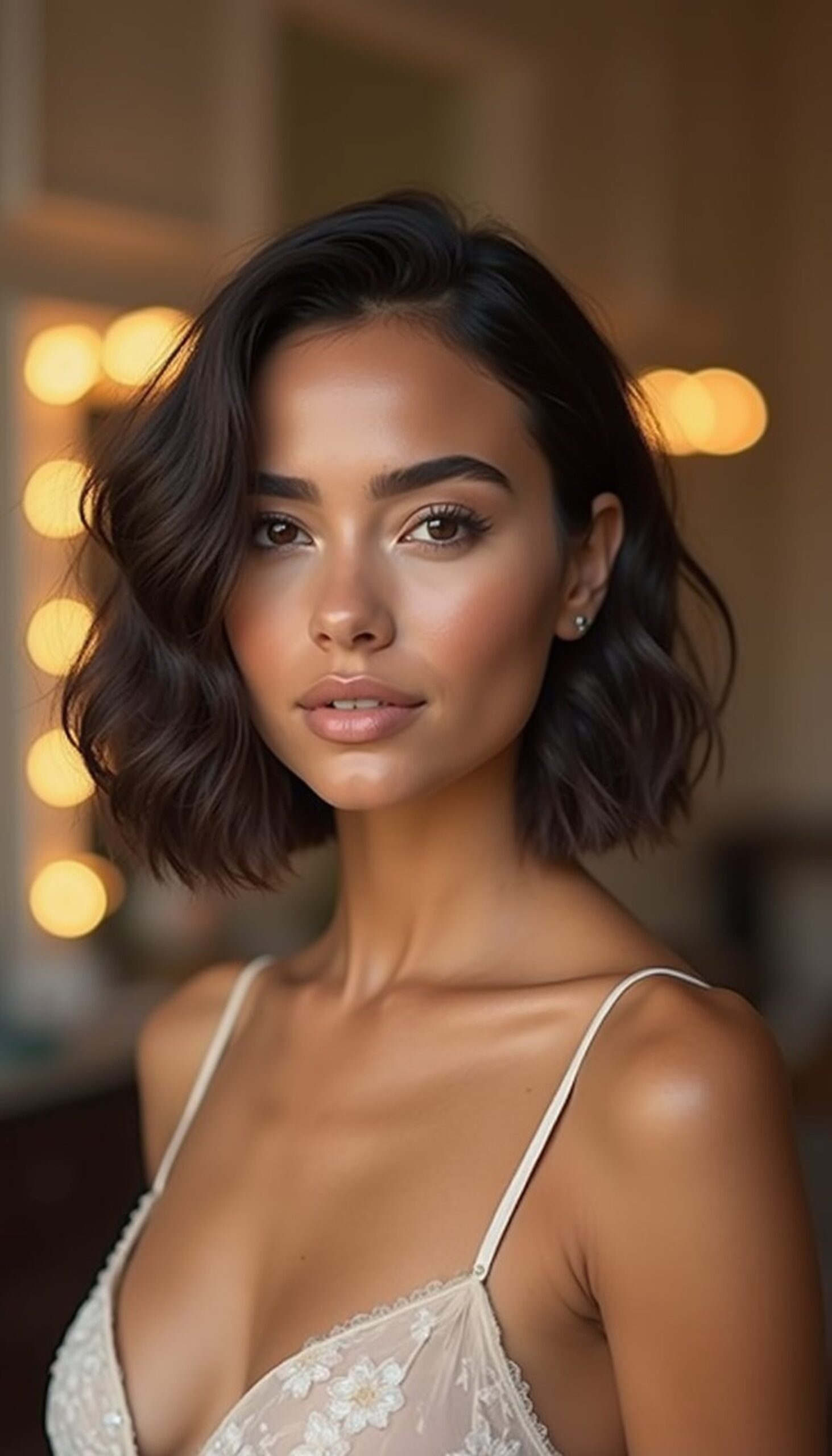Wet-Set Finger Waves For Short Hair Glam