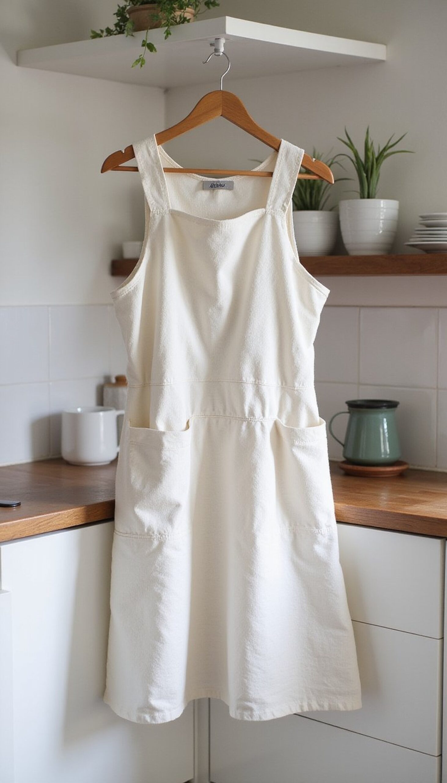 Apron Overlay Dress: Functional and Feminine Detail