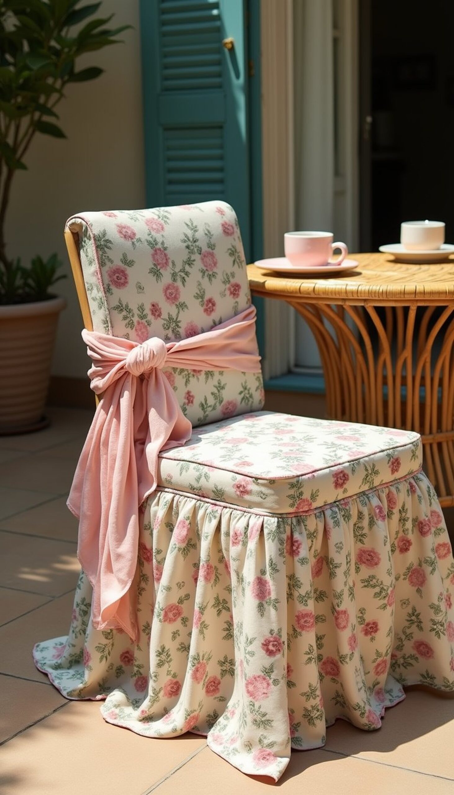 Scarf Skirt: Wrap and Tie for Floral Mornings