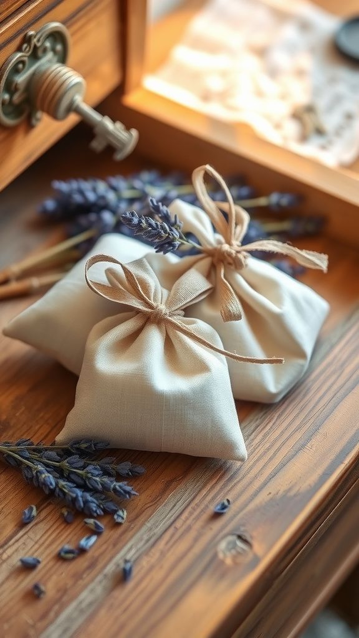 Lavender sachets that smell like slow afternoons