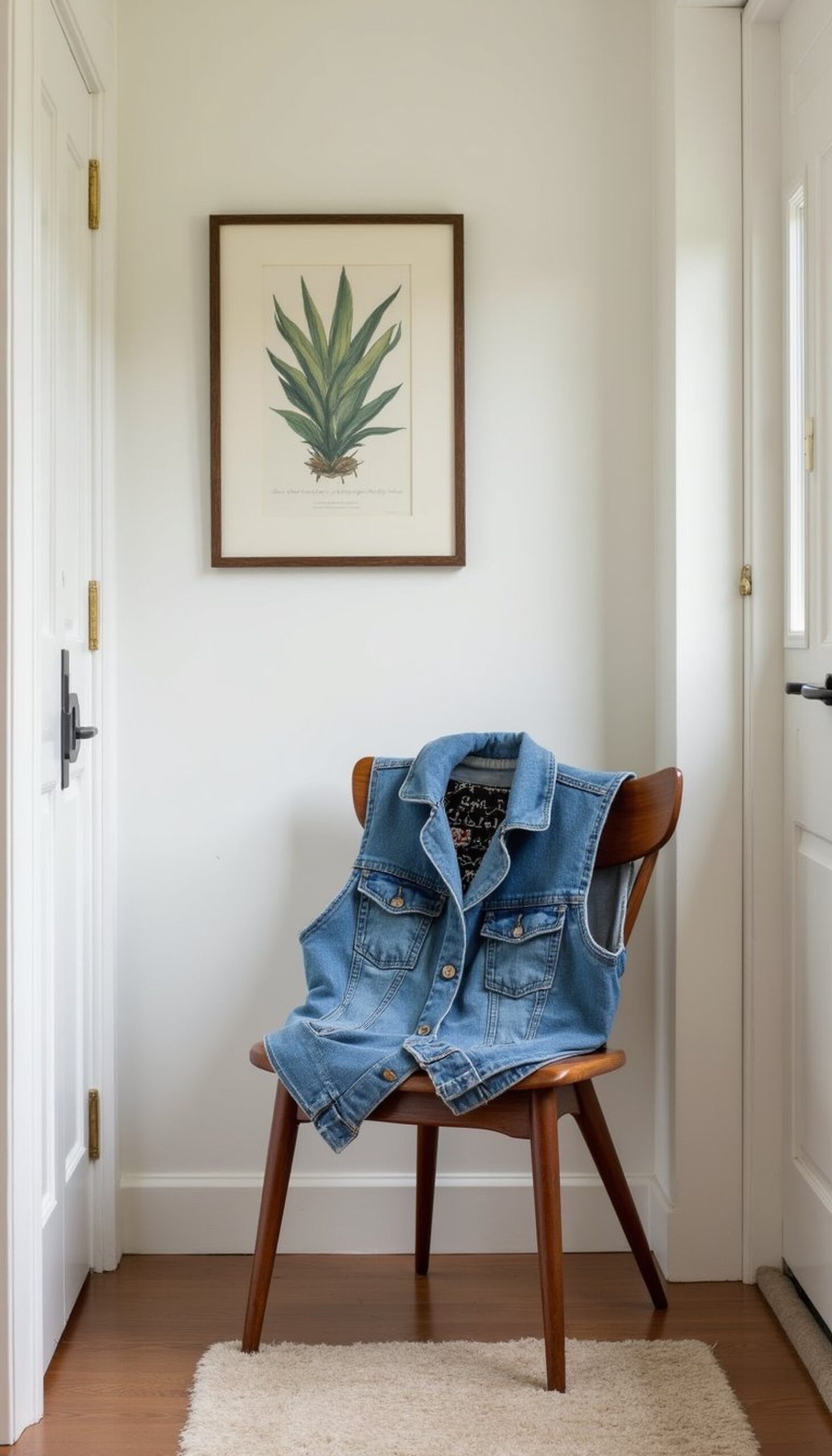 Two-tone denim vest for layered outfits