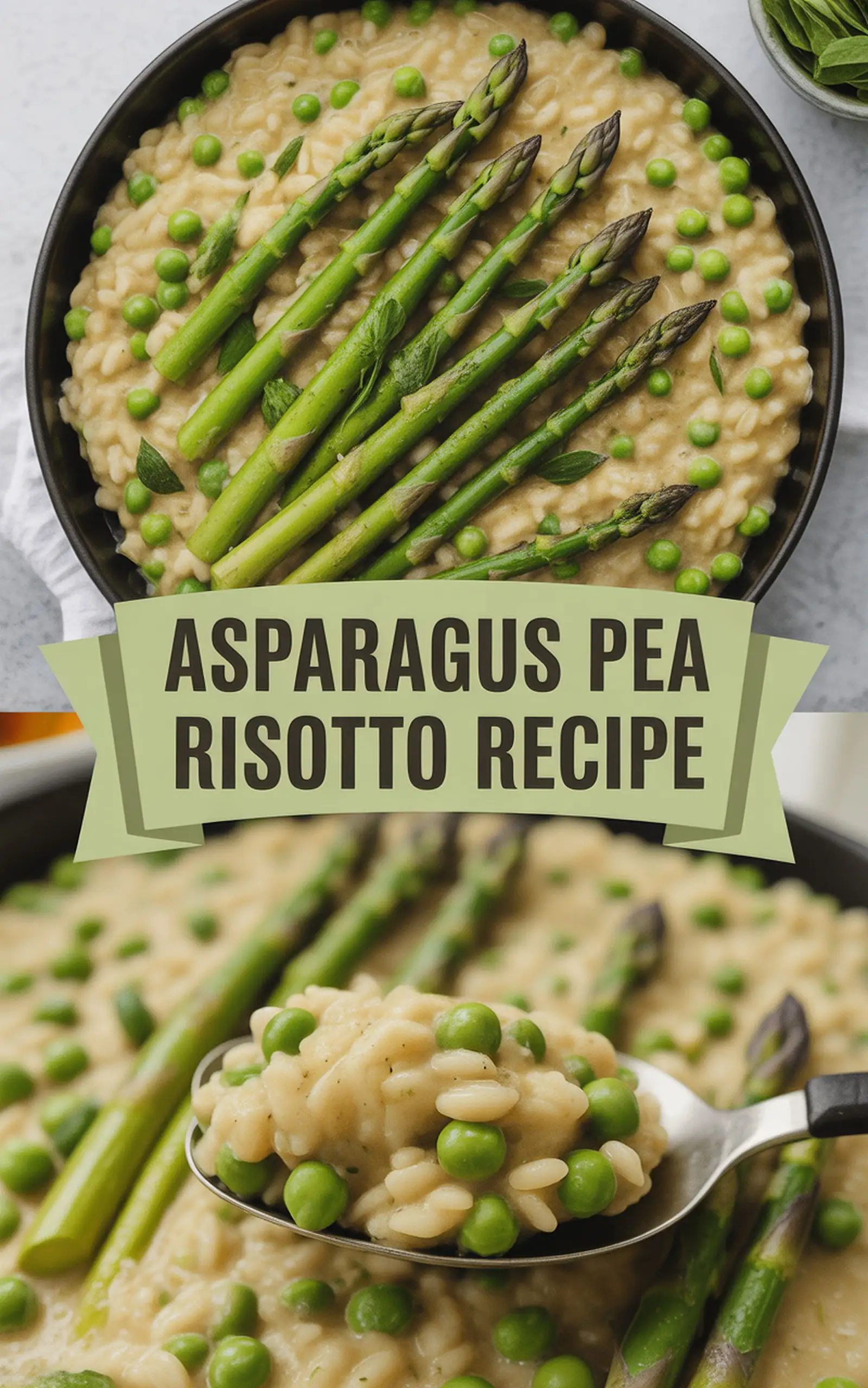 Asparagus Pea Risotto Recipe recipe idea in stylish layout