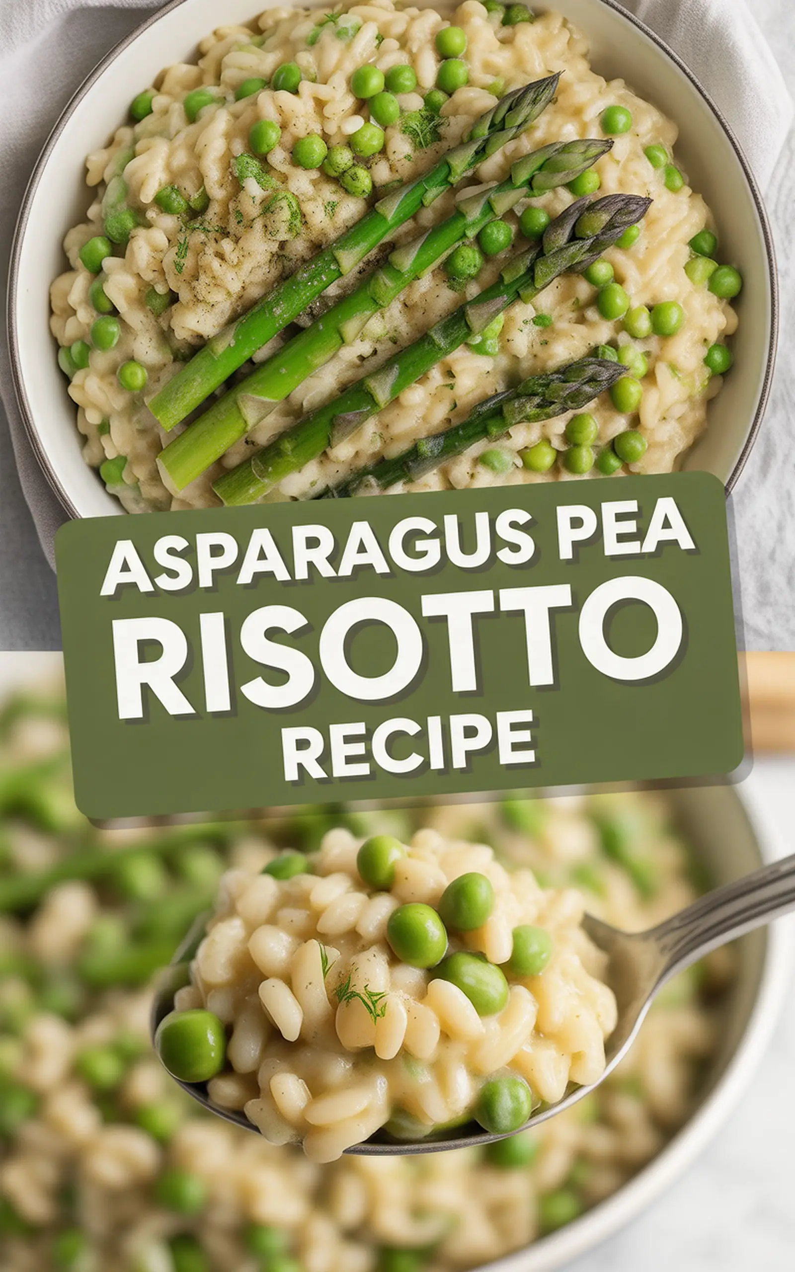 Asparagus Pea Risotto Recipe recipe idea in stylish layout