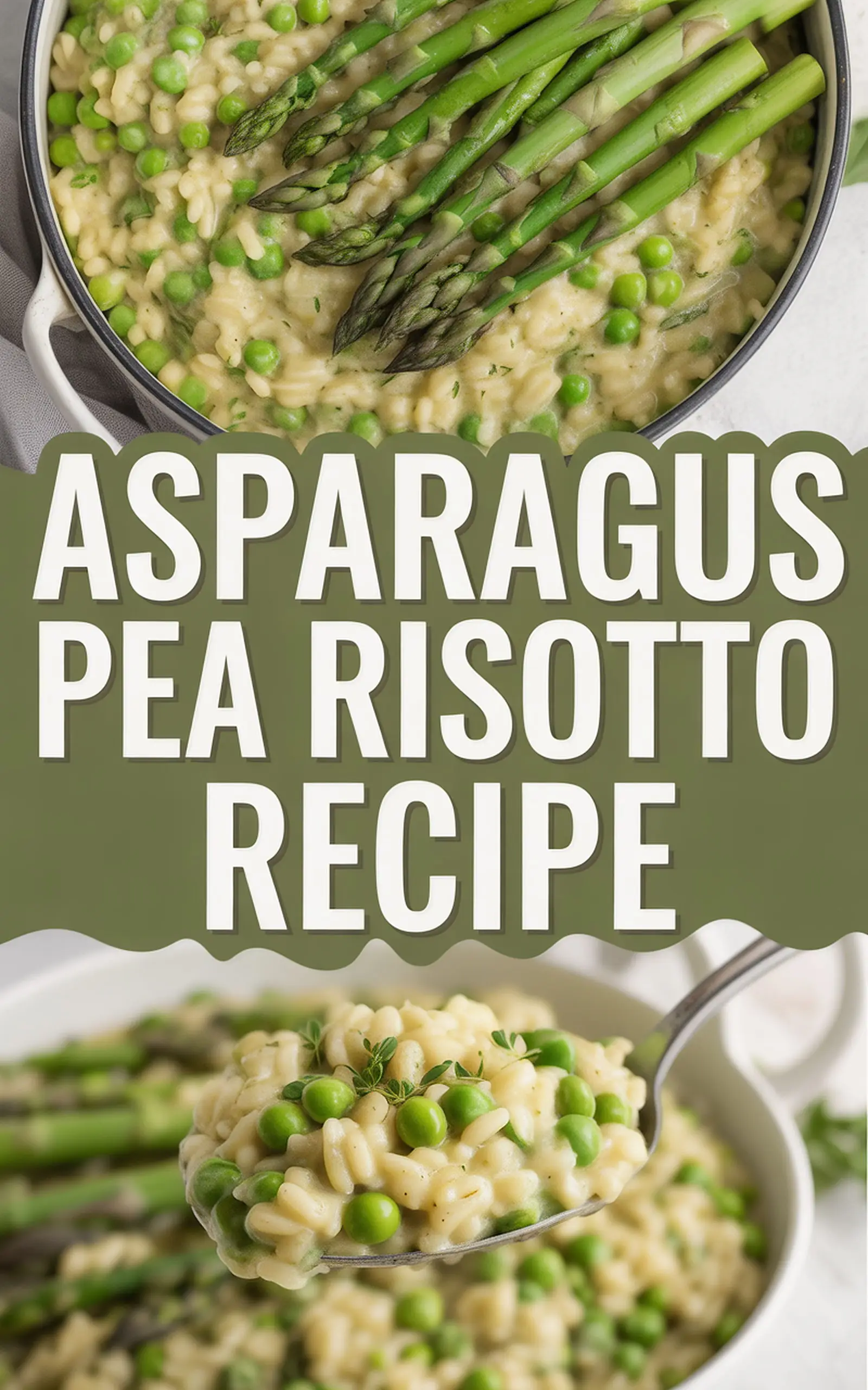 Asparagus Pea Risotto Recipe recipe idea in stylish layout