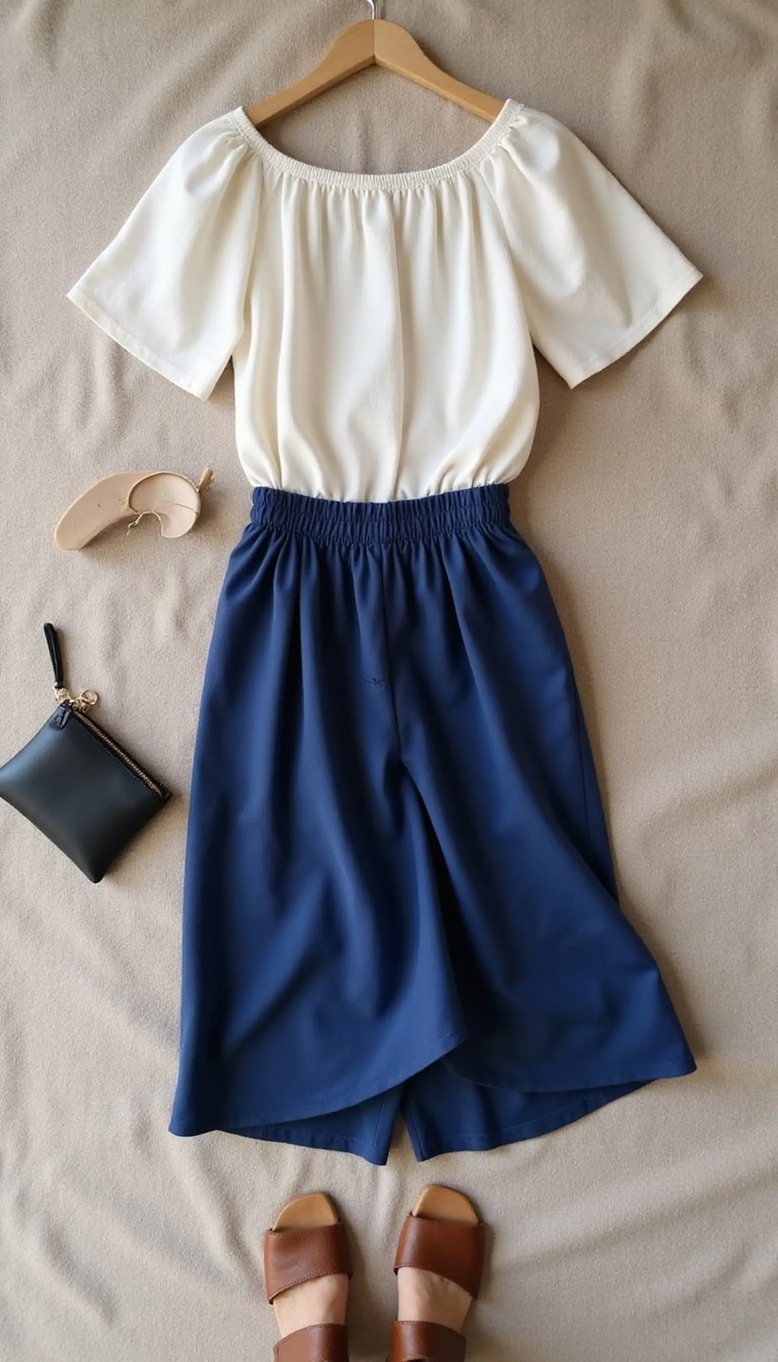 Off-shoulder tops and high-slit skirts pairing
