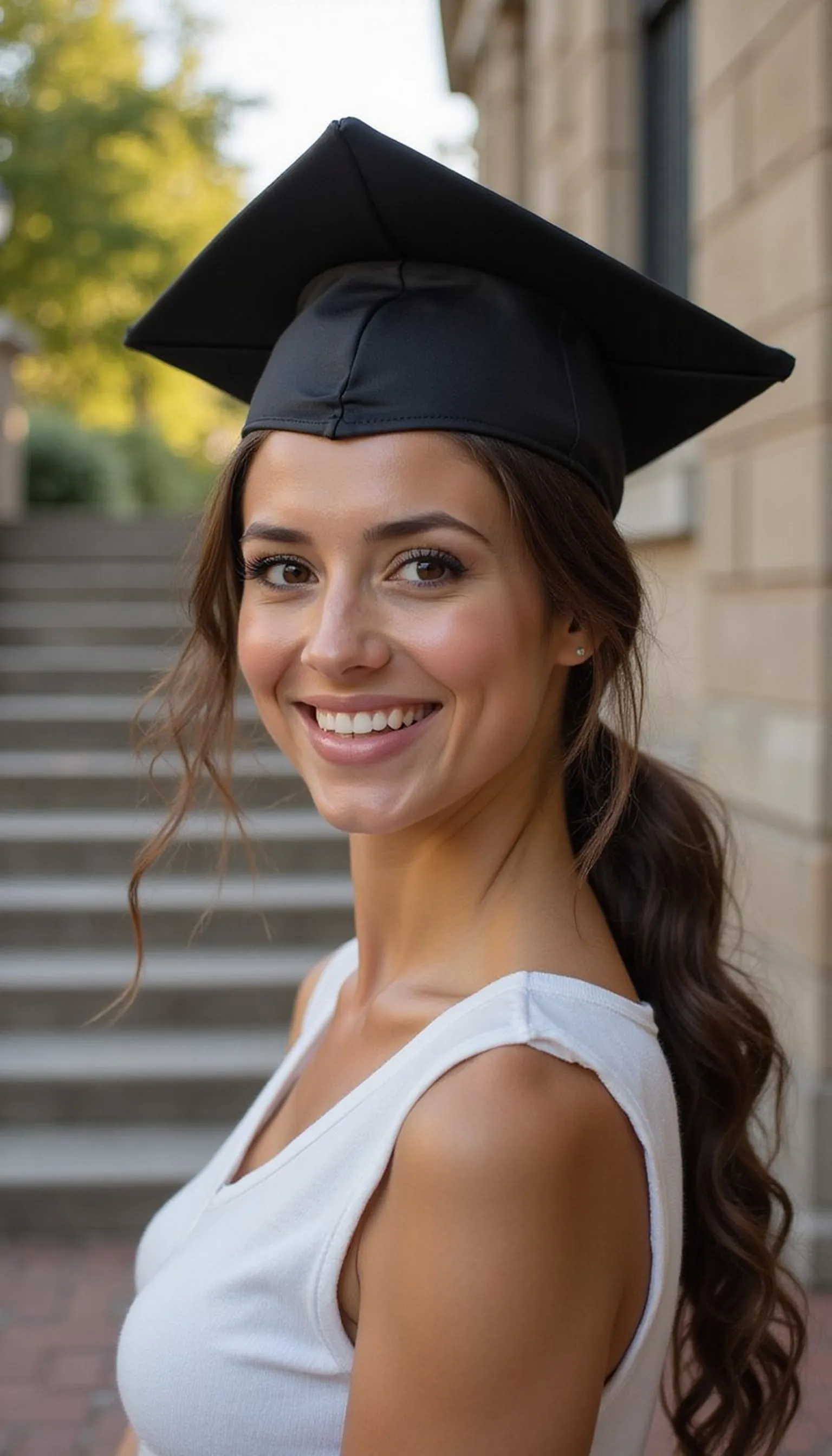 Low Bubble Ponytail That Stays Cap-Friendly