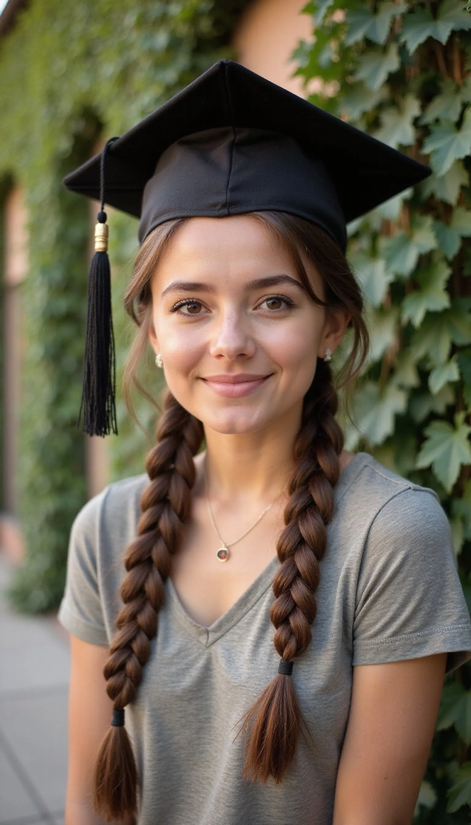 Low Fishtail Braid For A Delicate Finish