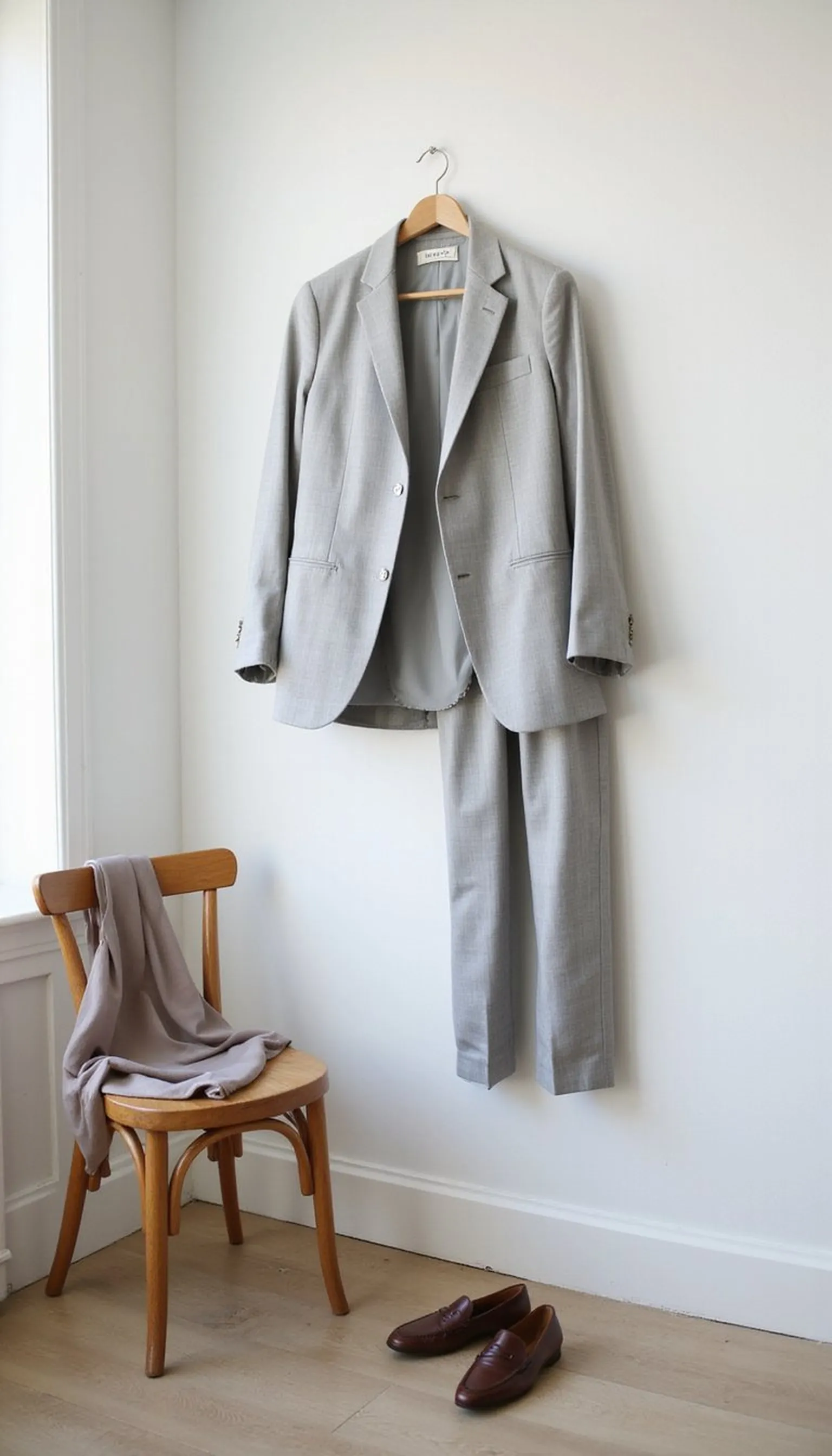 A tailored suit that still feels celebratory
