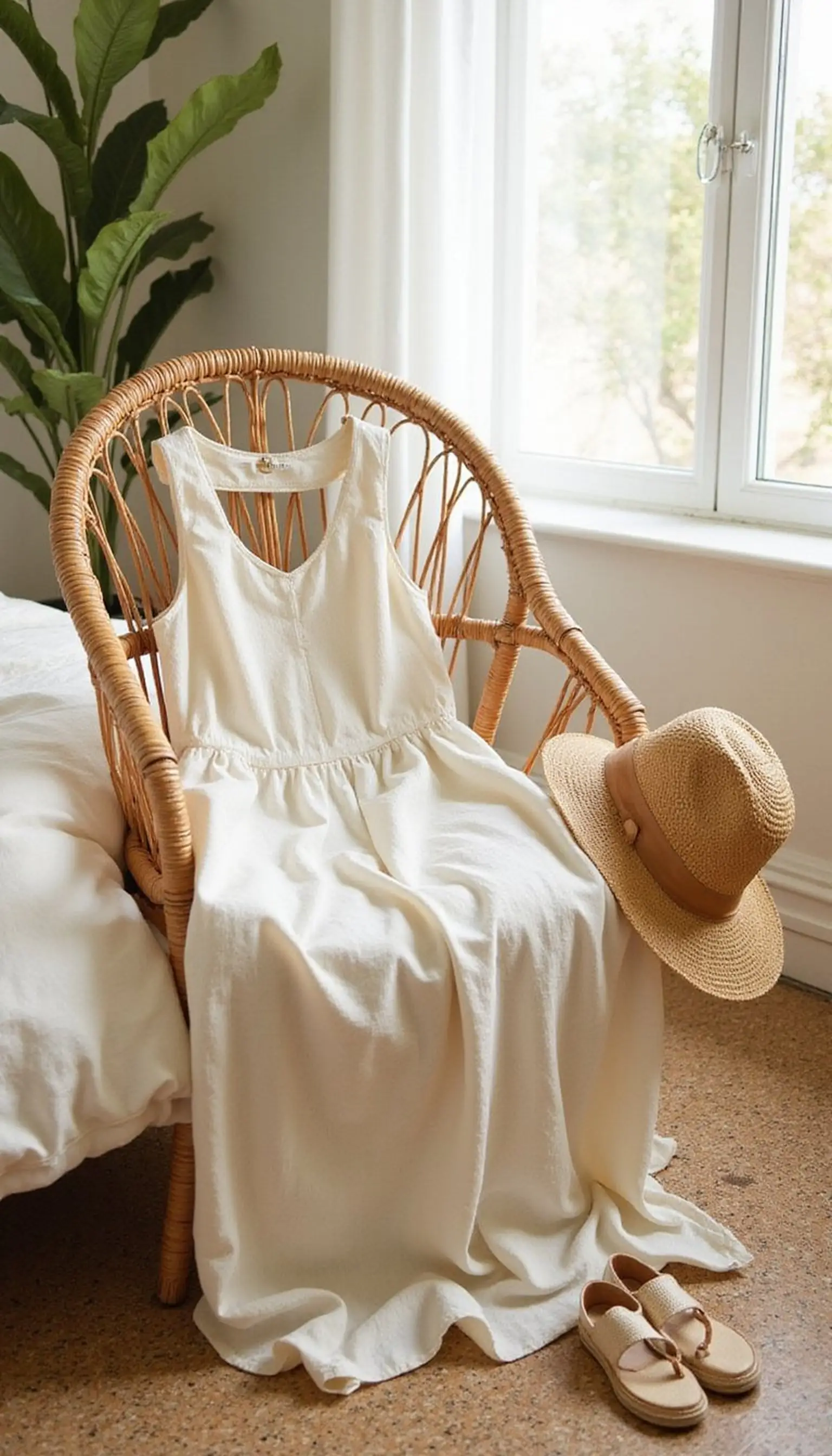 Light sundress for a backyard graduation party