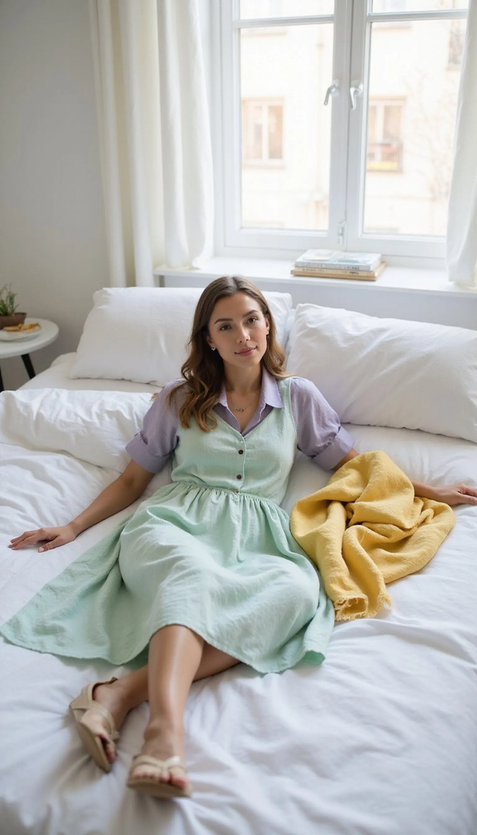 Pastel tones for soft, camera-ready outfits