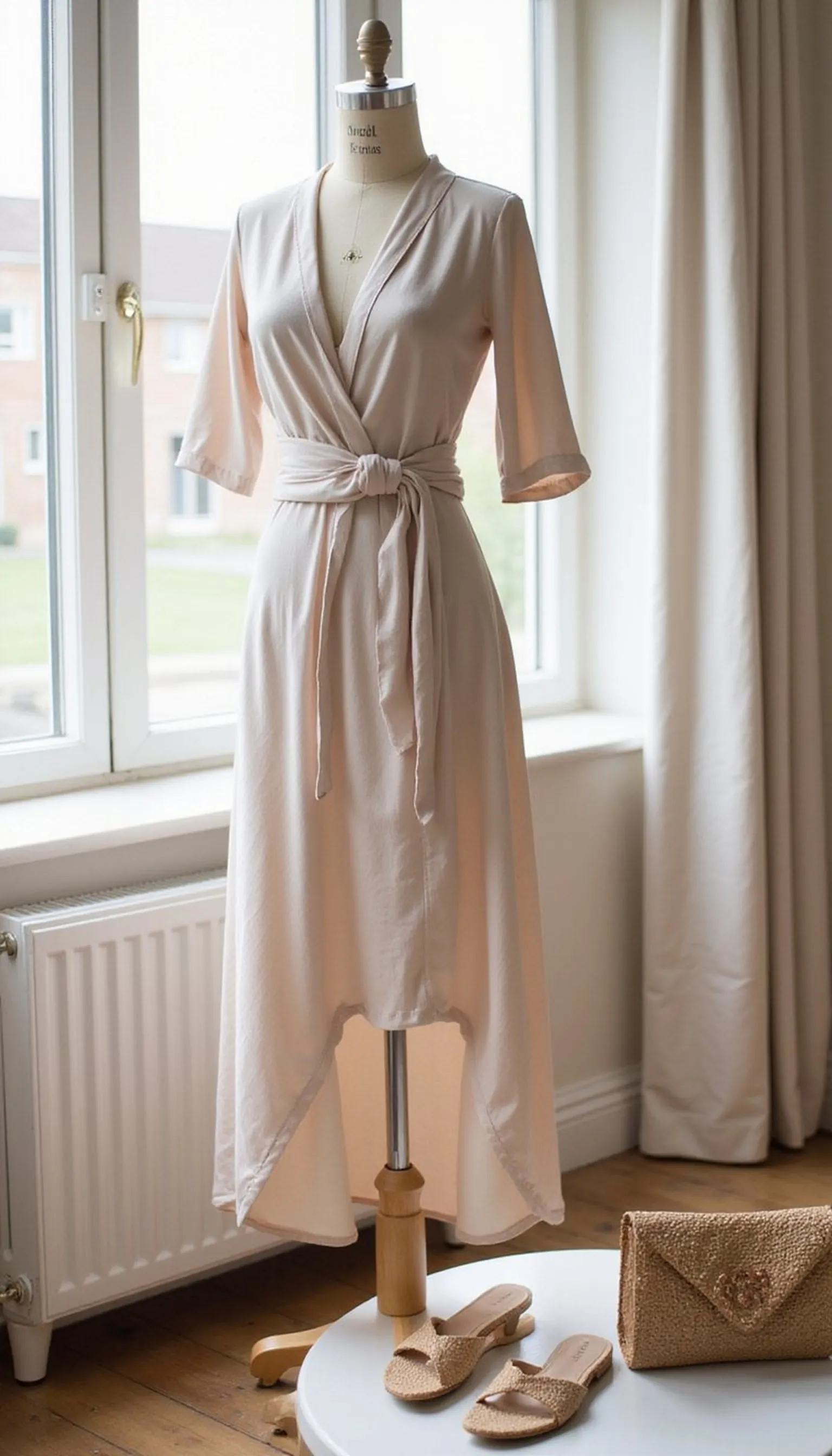 Wrap dress that flatters every graduation moment