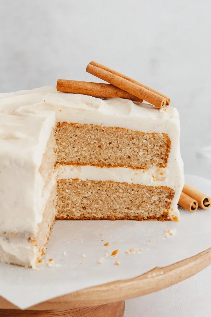 Easy Chai Cake with Spiced Buttercream