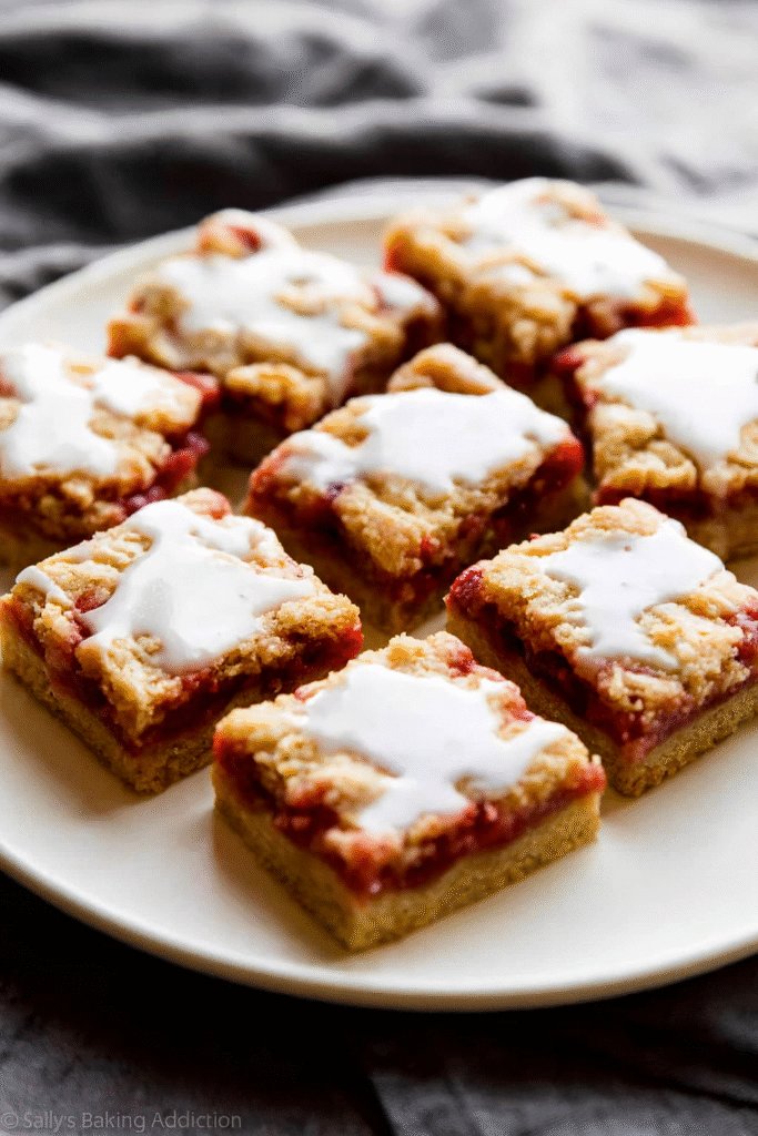 Lemon Strawberry Crumb Bars