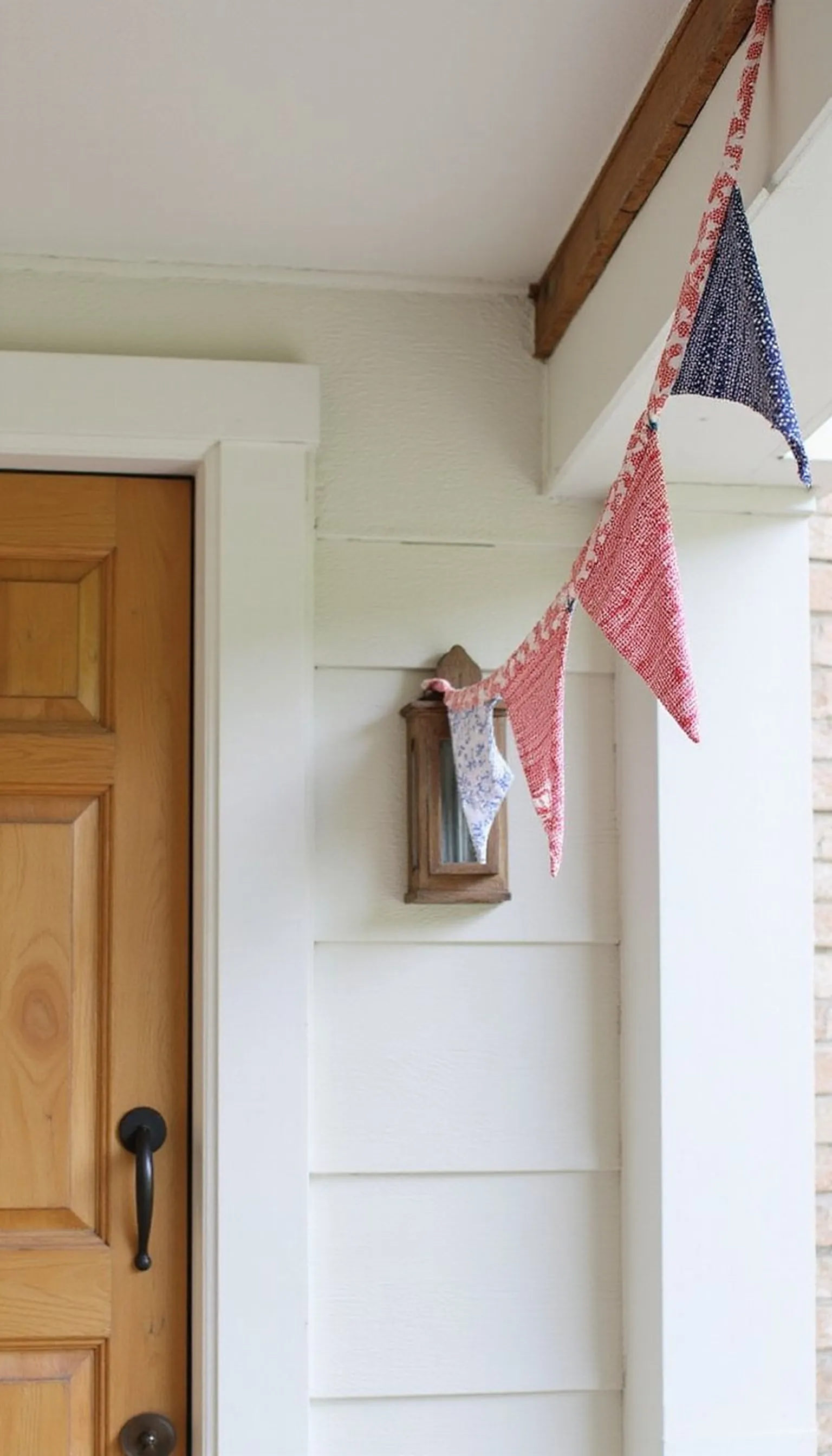 DIY fabric bunting and ribbon garland tutorial