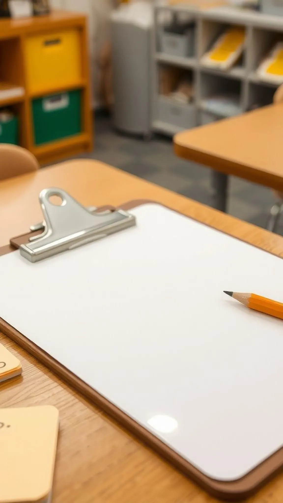Decorated clipboard for notes and classroom lists