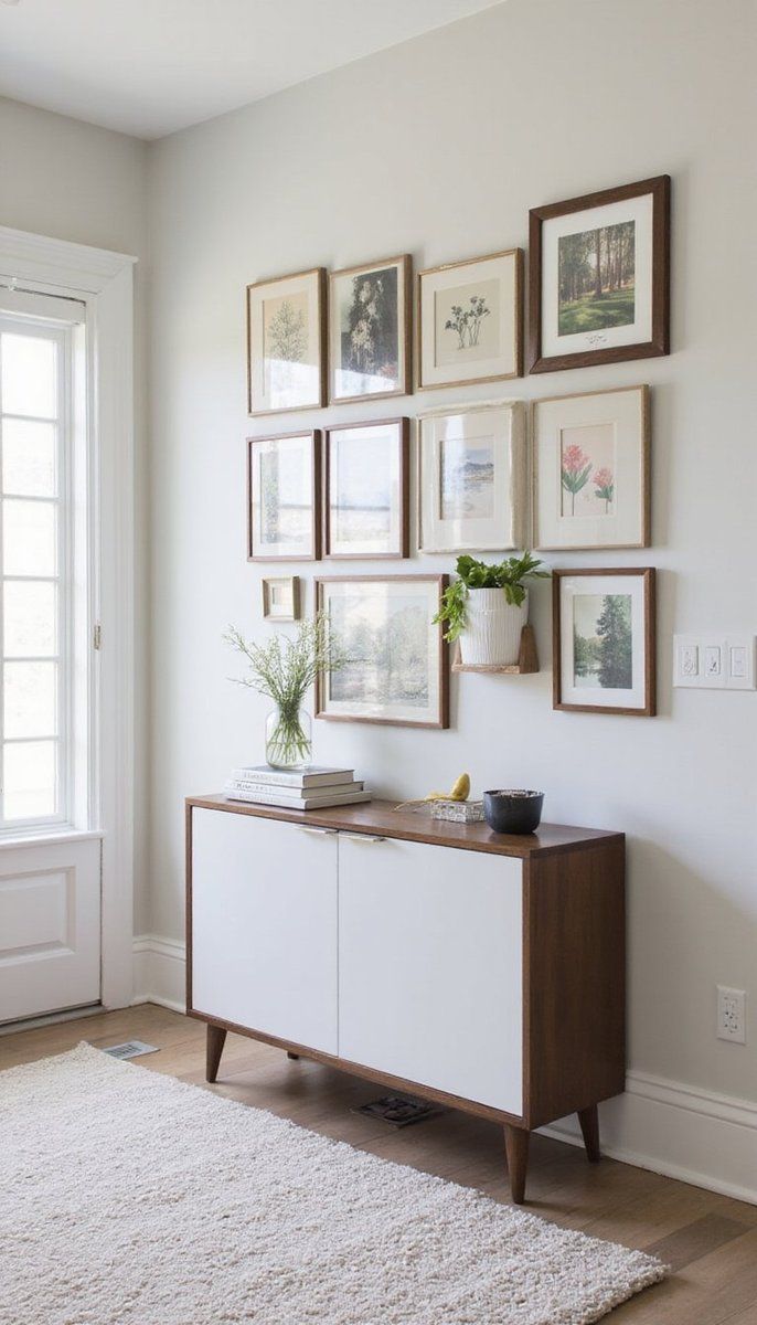 Artistic flair with gallery walls