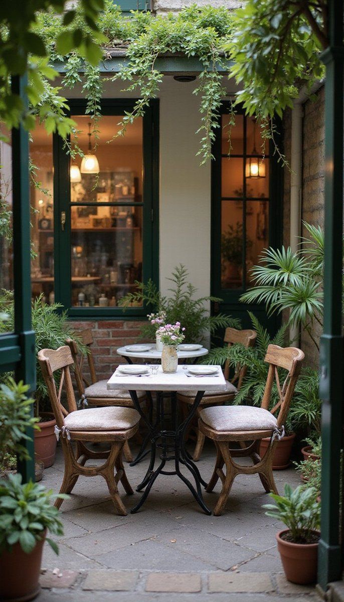 Bistro sets: Perfect for small spaces