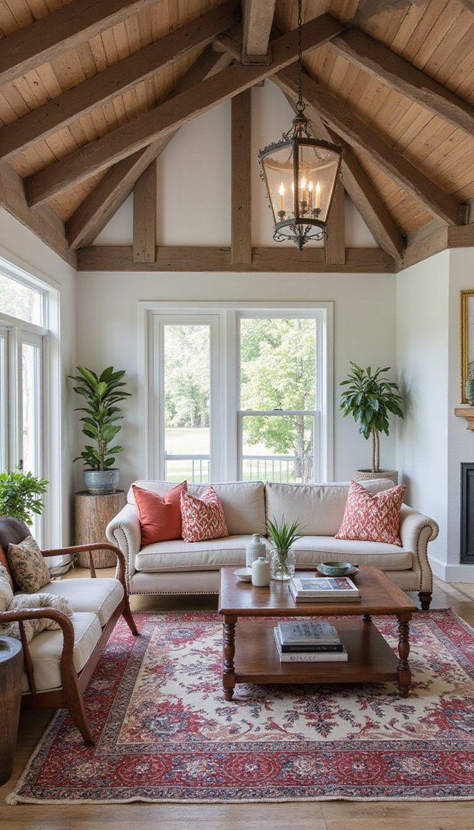 Blending industrial elements with wooden features