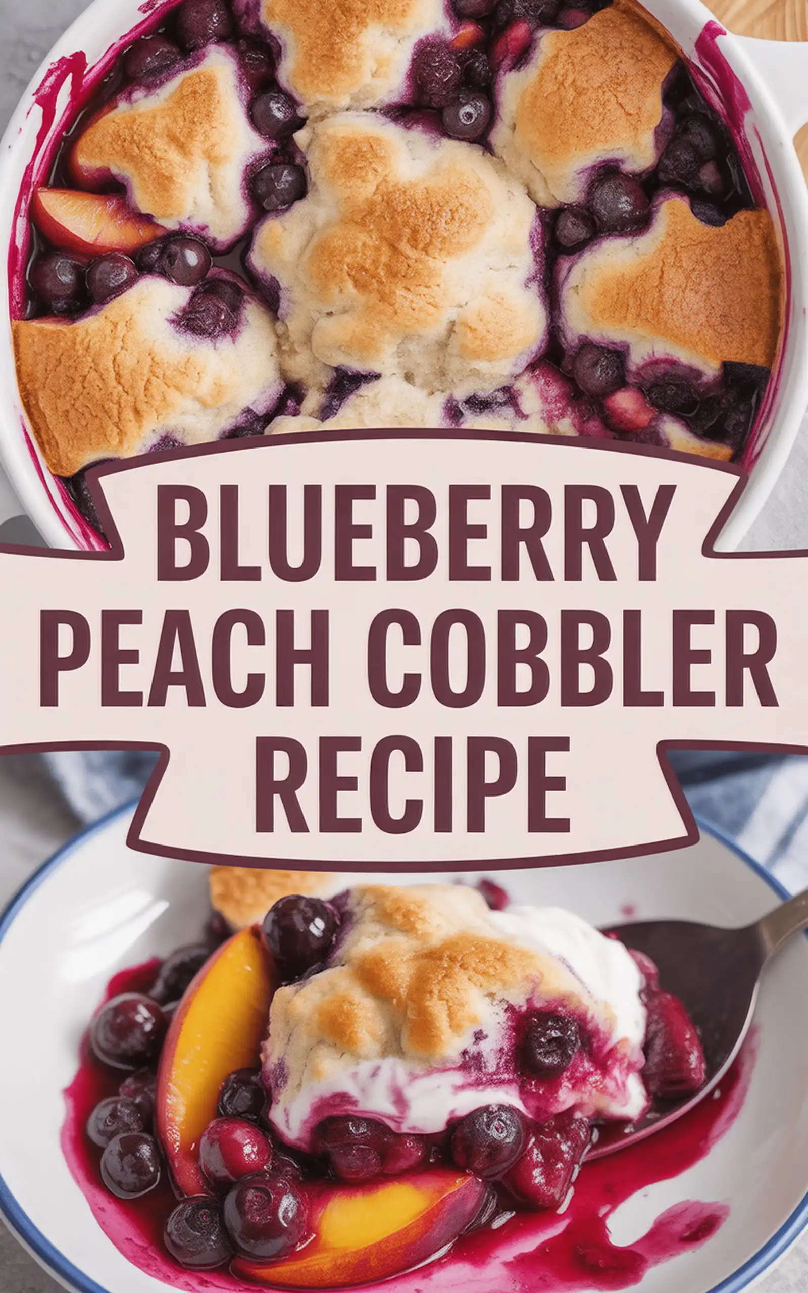 Blueberry Peach Cobbler Recipe recipe idea in stylish layout