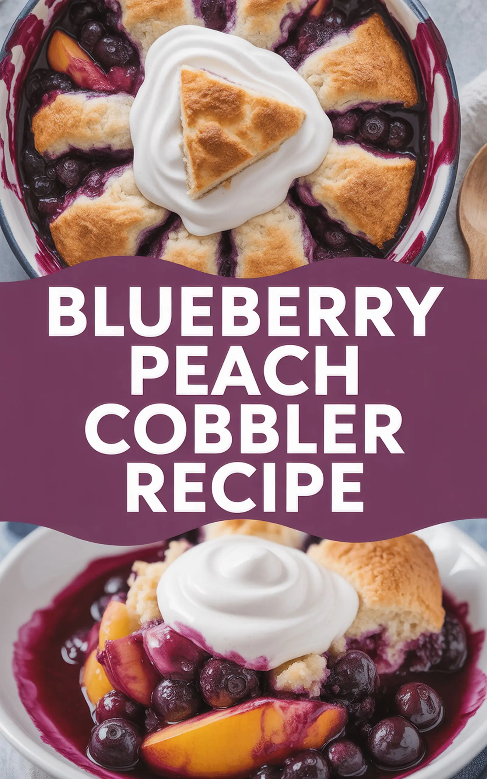 Blueberry Peach Cobbler Recipe recipe idea in stylish layout