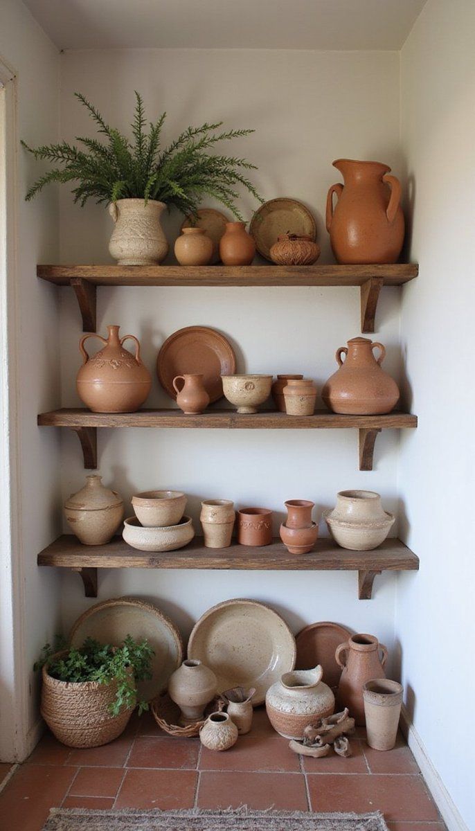 Bohemian pottery for artisanal flair
