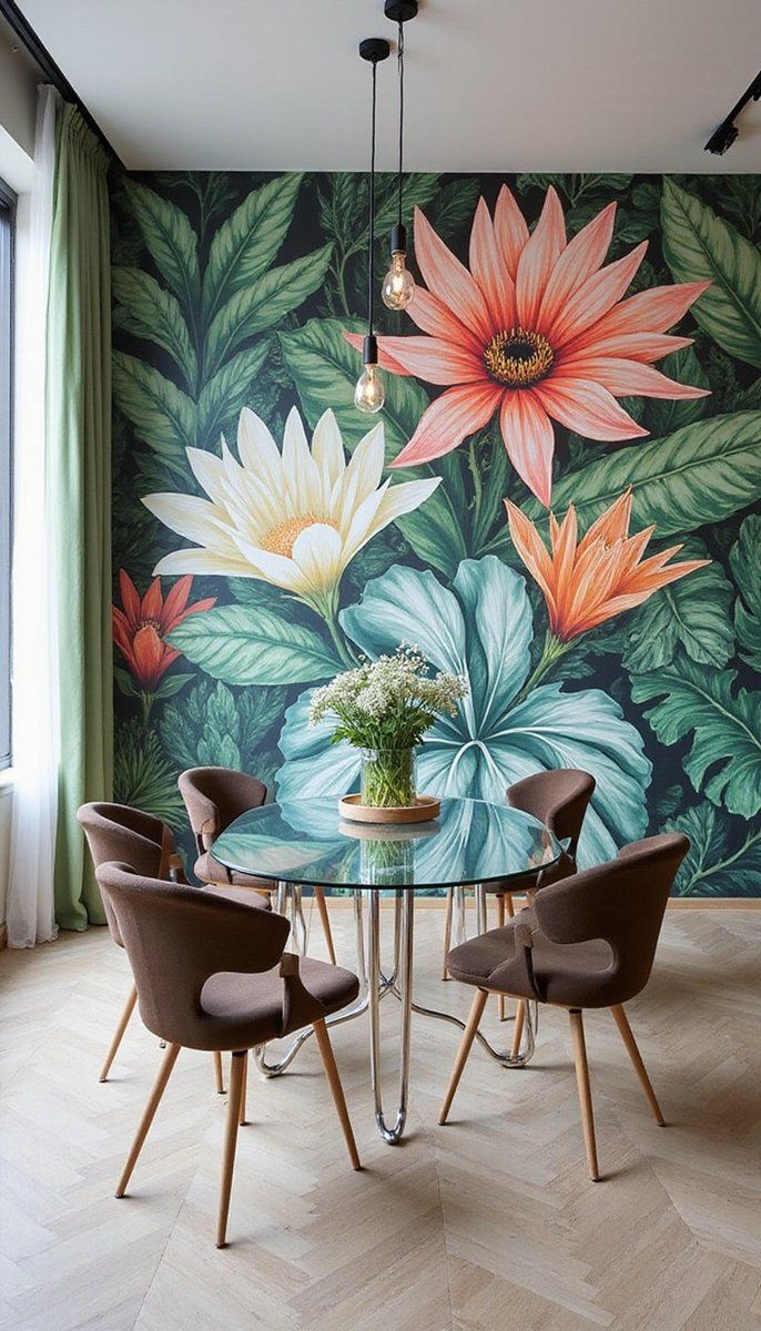 Botanical Mural: A Living Painting