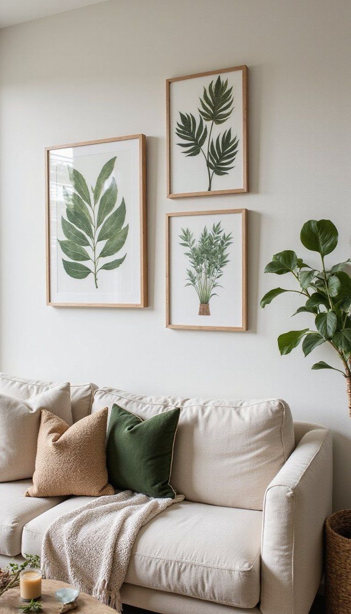 Botanical wall art to invite nature inside