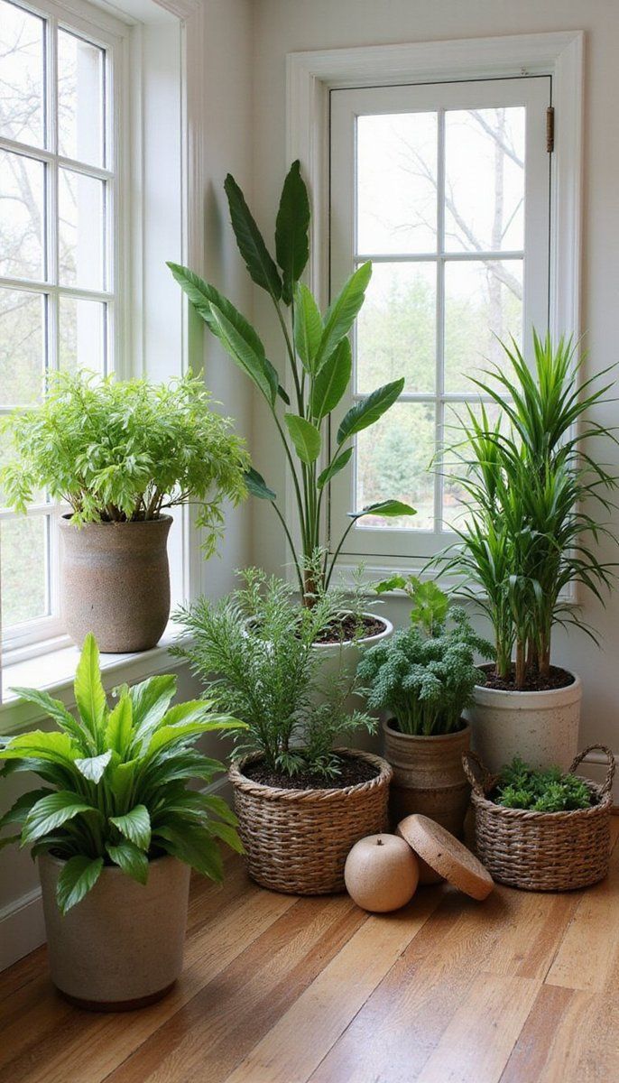 Bring nature inside with farmhouse plants
